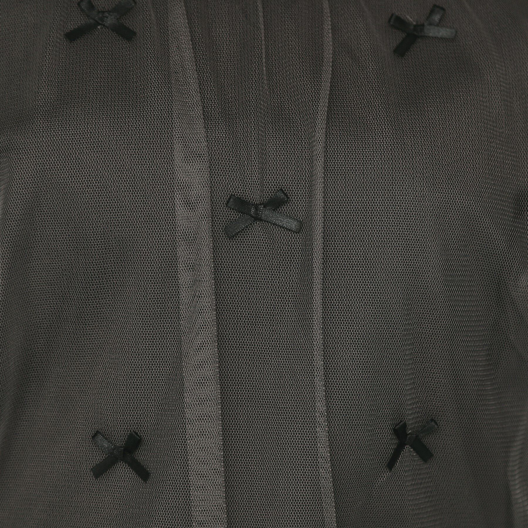 index「チュールレイヤードリボントップス【洗濯機洗い可】」|Tシャツ・カットソー|