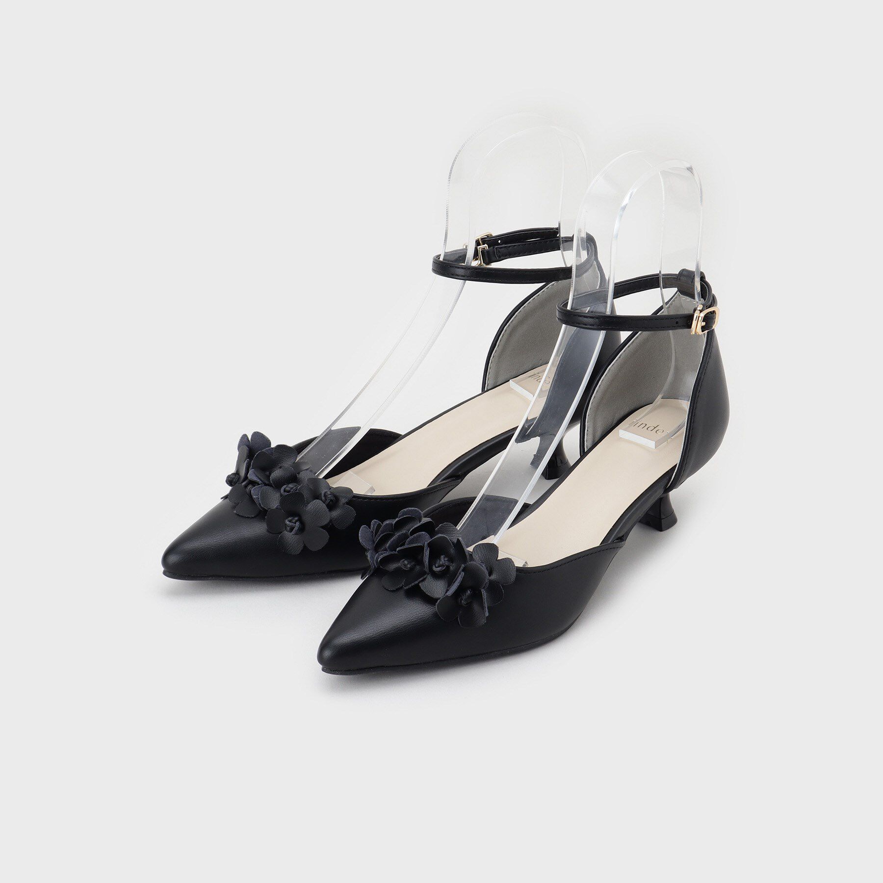index「フラワーセパレートパンプス」|パンプス|ブラック(019)