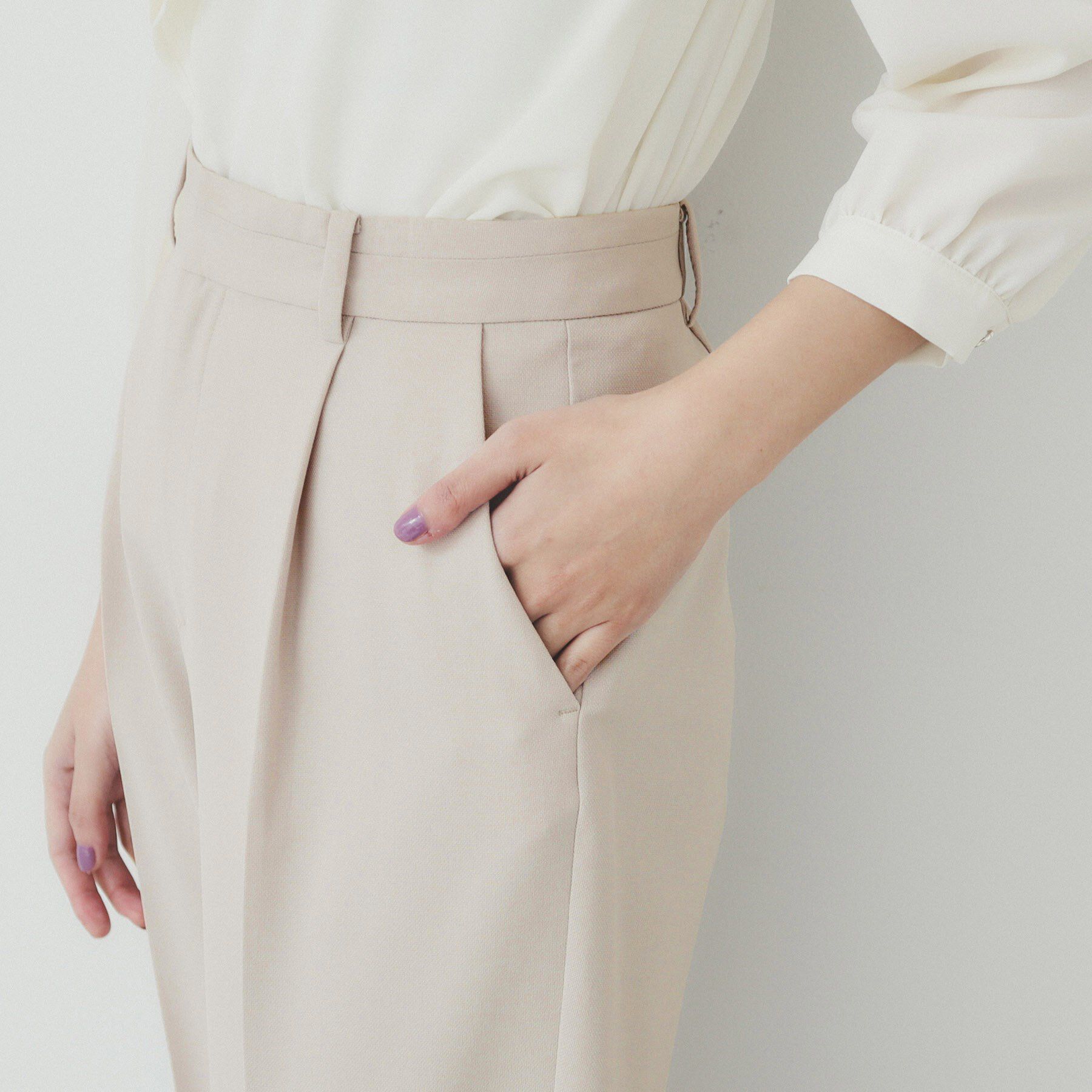 index「ストレッチテーパードパンツ/セットアップ対応可【洗濯機洗い可/イージーアイロン/抗ピル】」|その他|