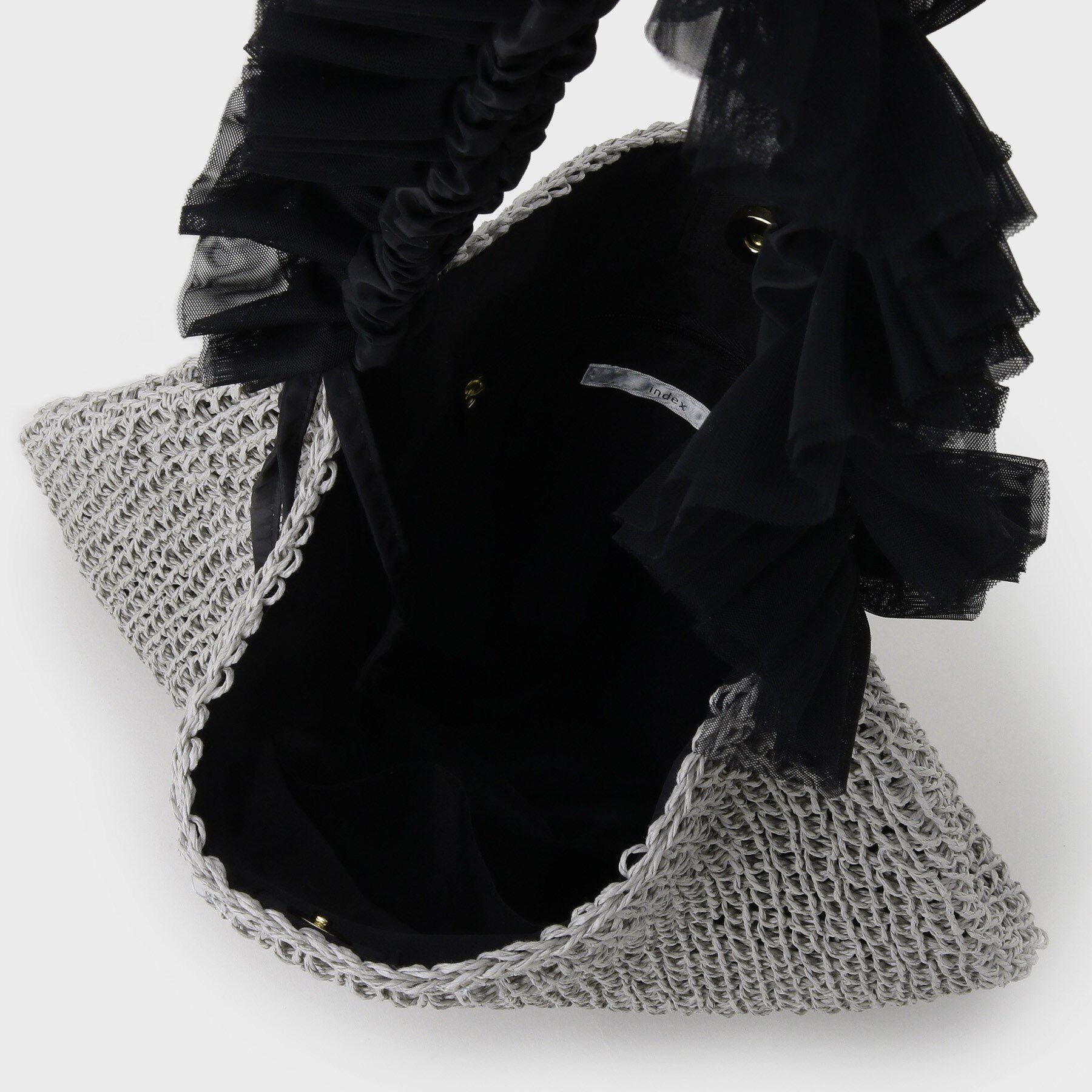 index「雑材ワンショルダーフリルA4トート」|トートバッグ|