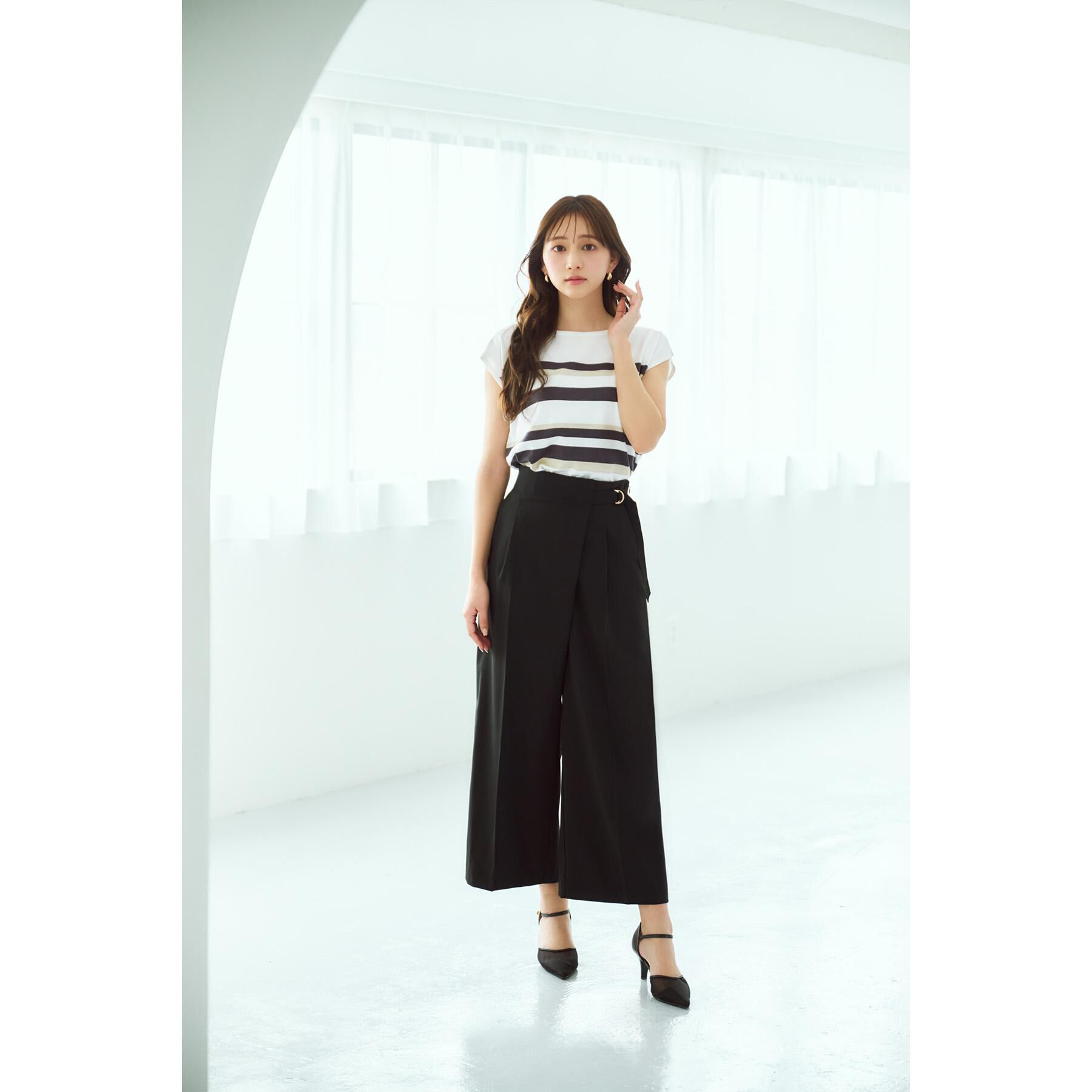 index「ラップストレートパンツ【接触冷感/抗ピル/洗濯機洗い可/イージーアイロン】」|その他|