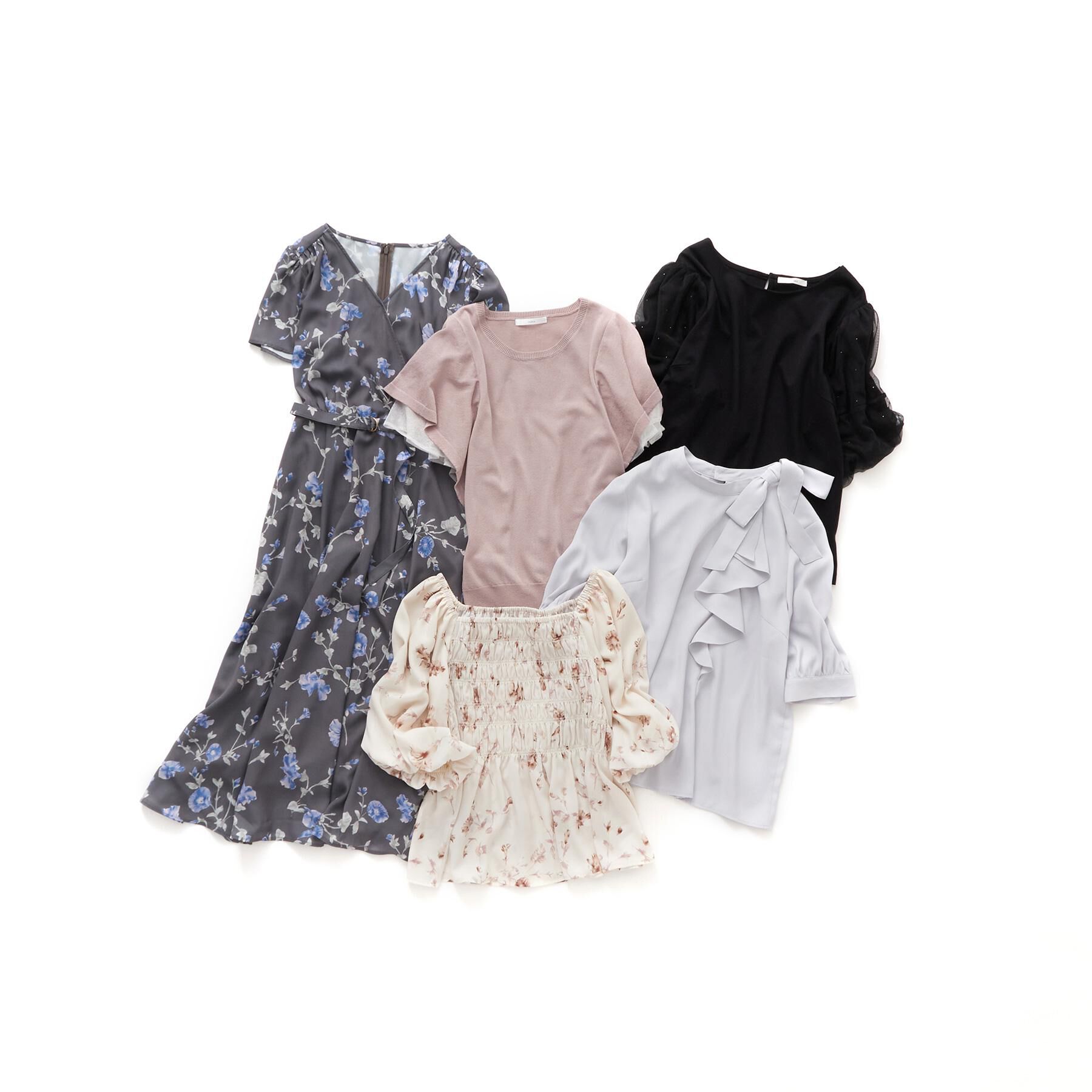 index「フラワーシャーリングペプラムブラウス【洗濯機洗い可】」|シャツ・ブラウス|