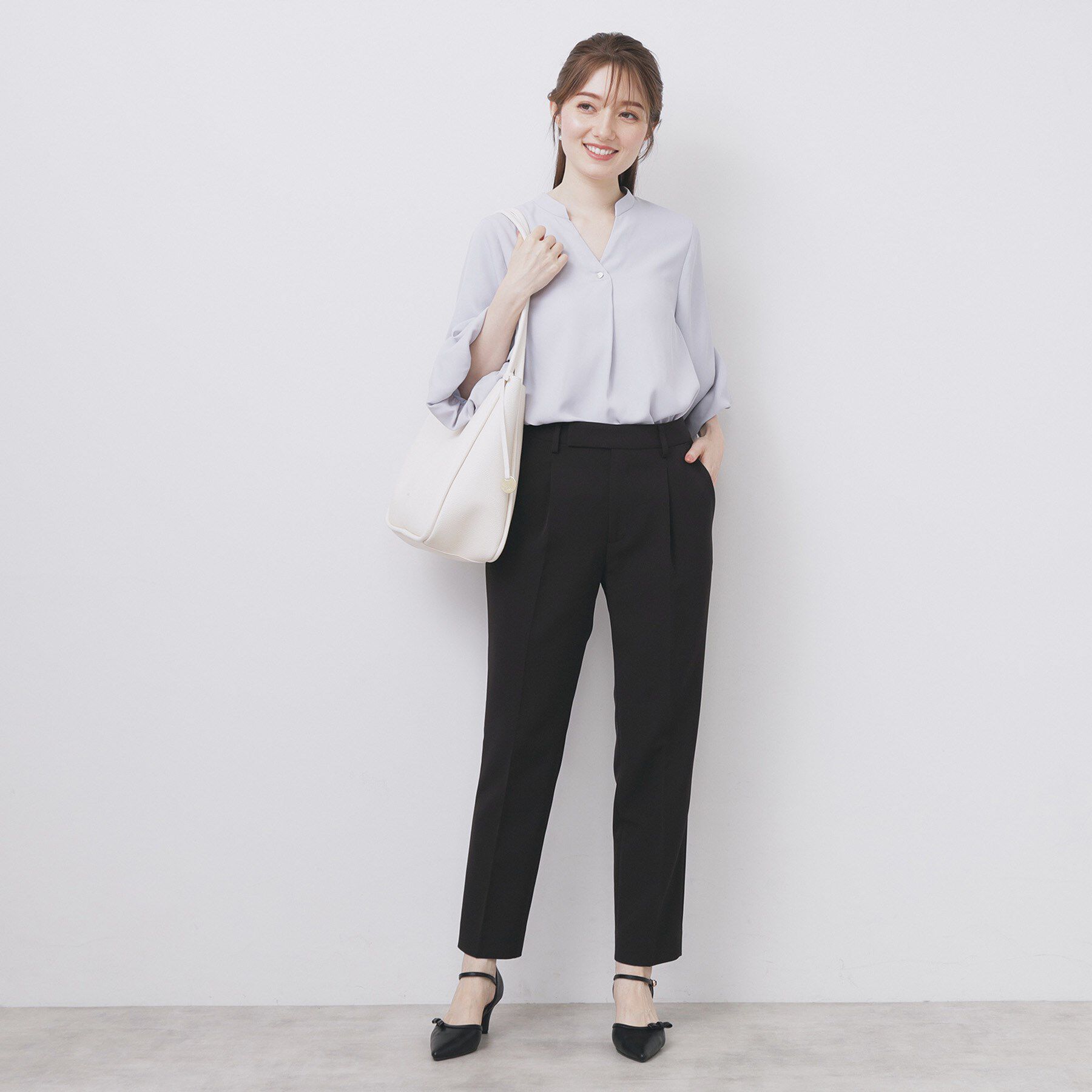 index「ストレッチテーパードパンツ/セットアップ対応【洗濯機洗い可/イージーアイロン/防シワ】」|その他|