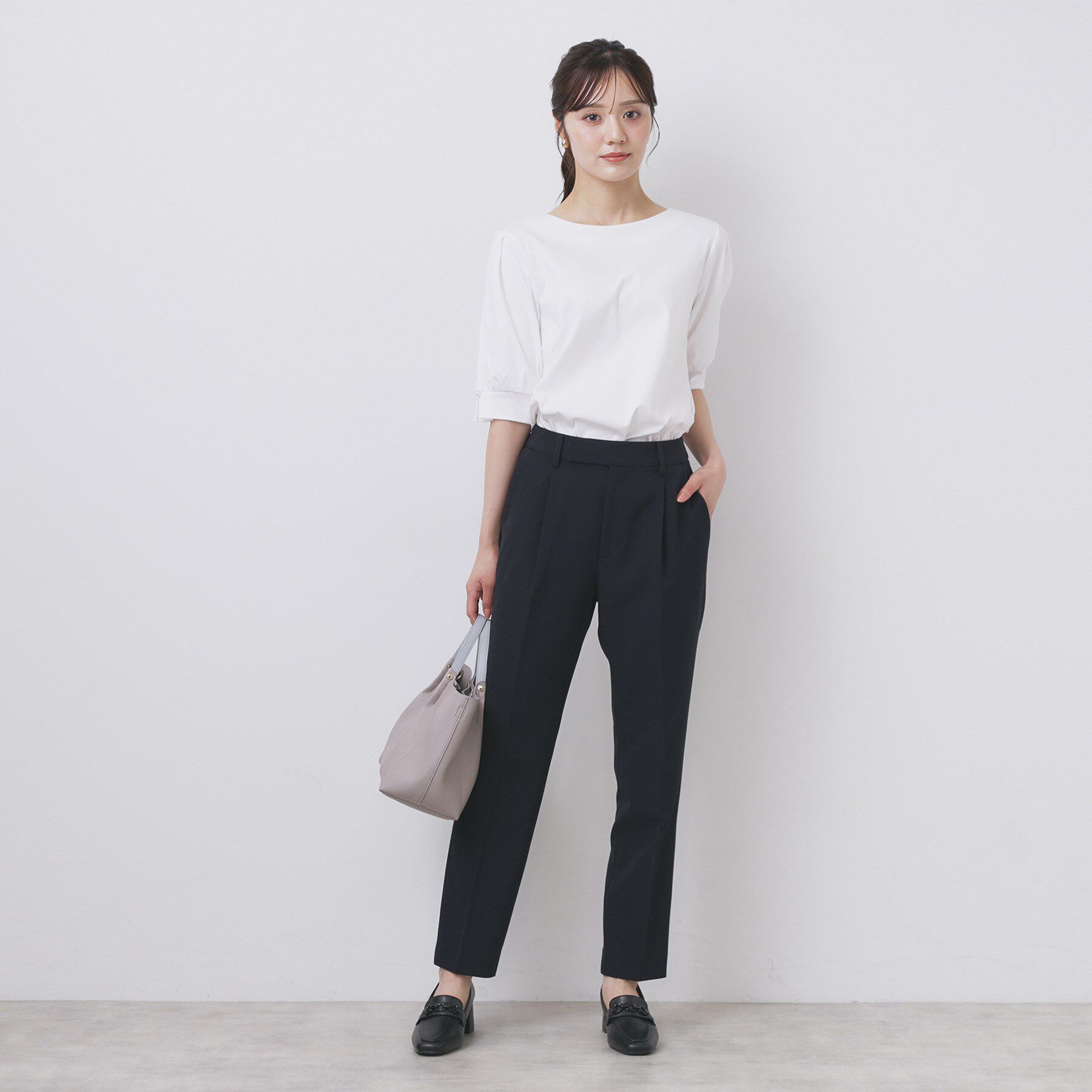 index「ストレッチテーパードパンツ/セットアップ対応【洗濯機洗い可/イージーアイロン/防シワ】」|その他|