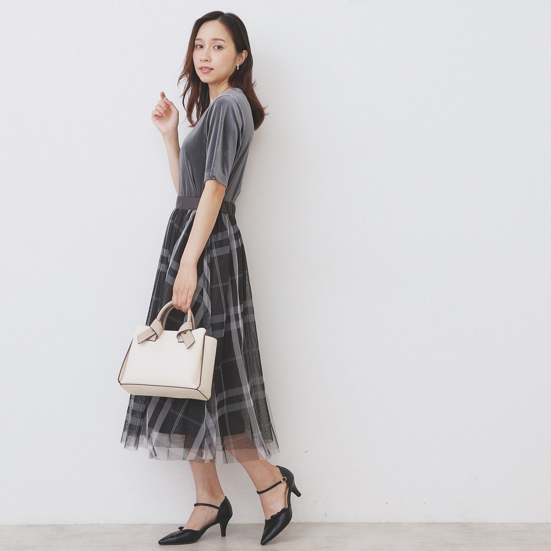 index「《andGIRL掲載》ベロアボクシーTシャツ【洗濯機洗い可】」|Tシャツ・カットソー|