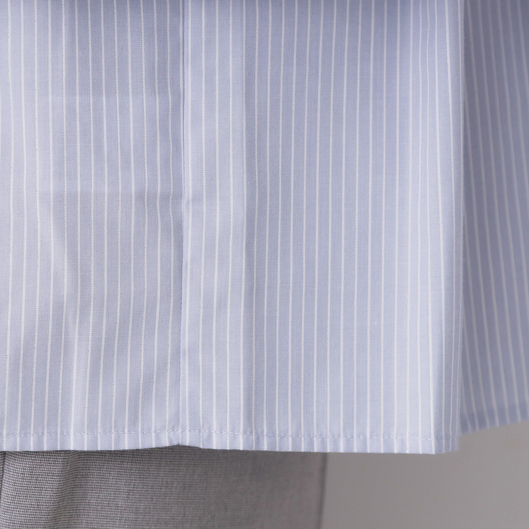 index「ラメストライプ衿付きペプラムブラウス【洗濯機OK/イージーアイロン/防シワ】《6col》」|シャツ・ブラウス|