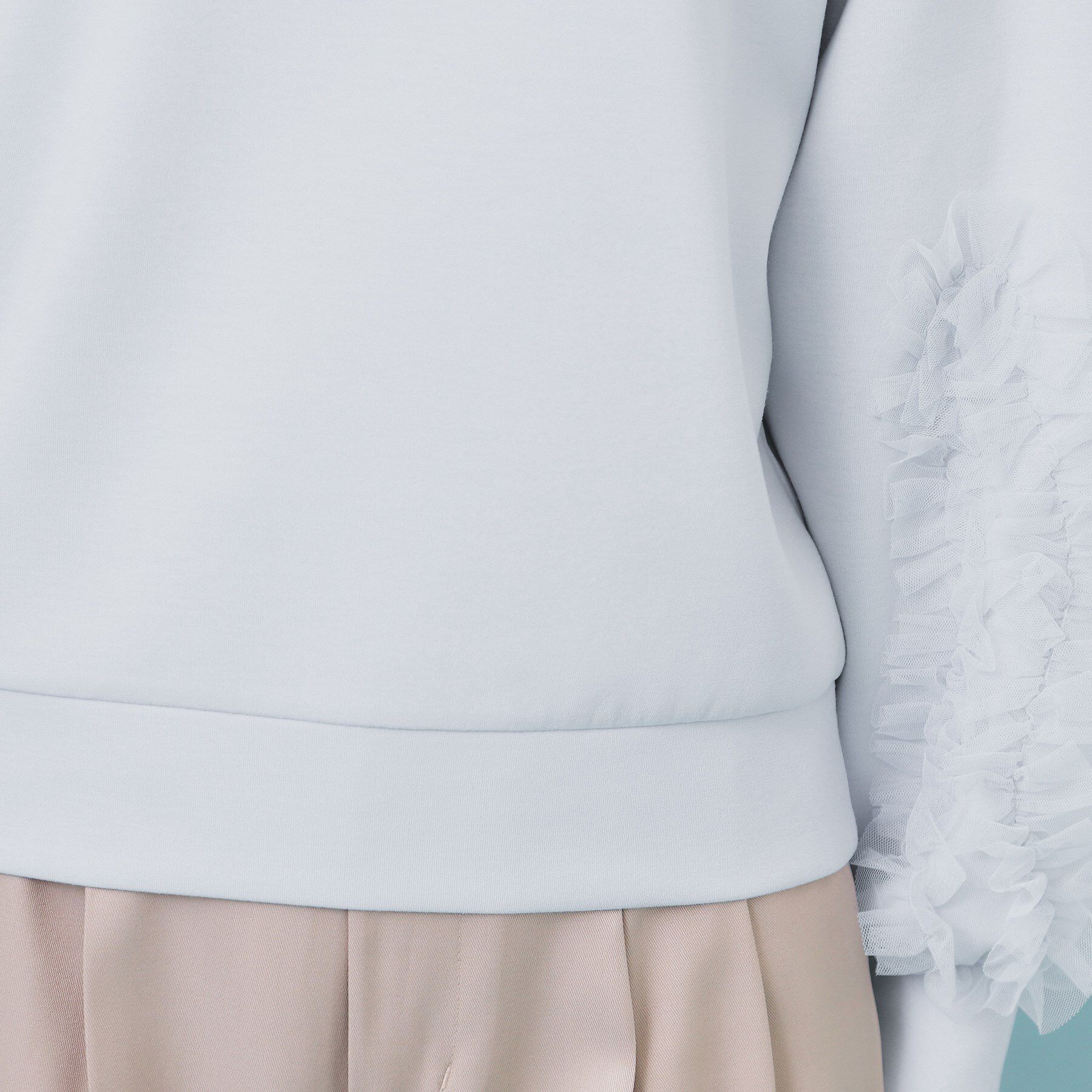 index「フリルスリーブトップス【洗濯機OK】」|Tシャツ・カットソー|