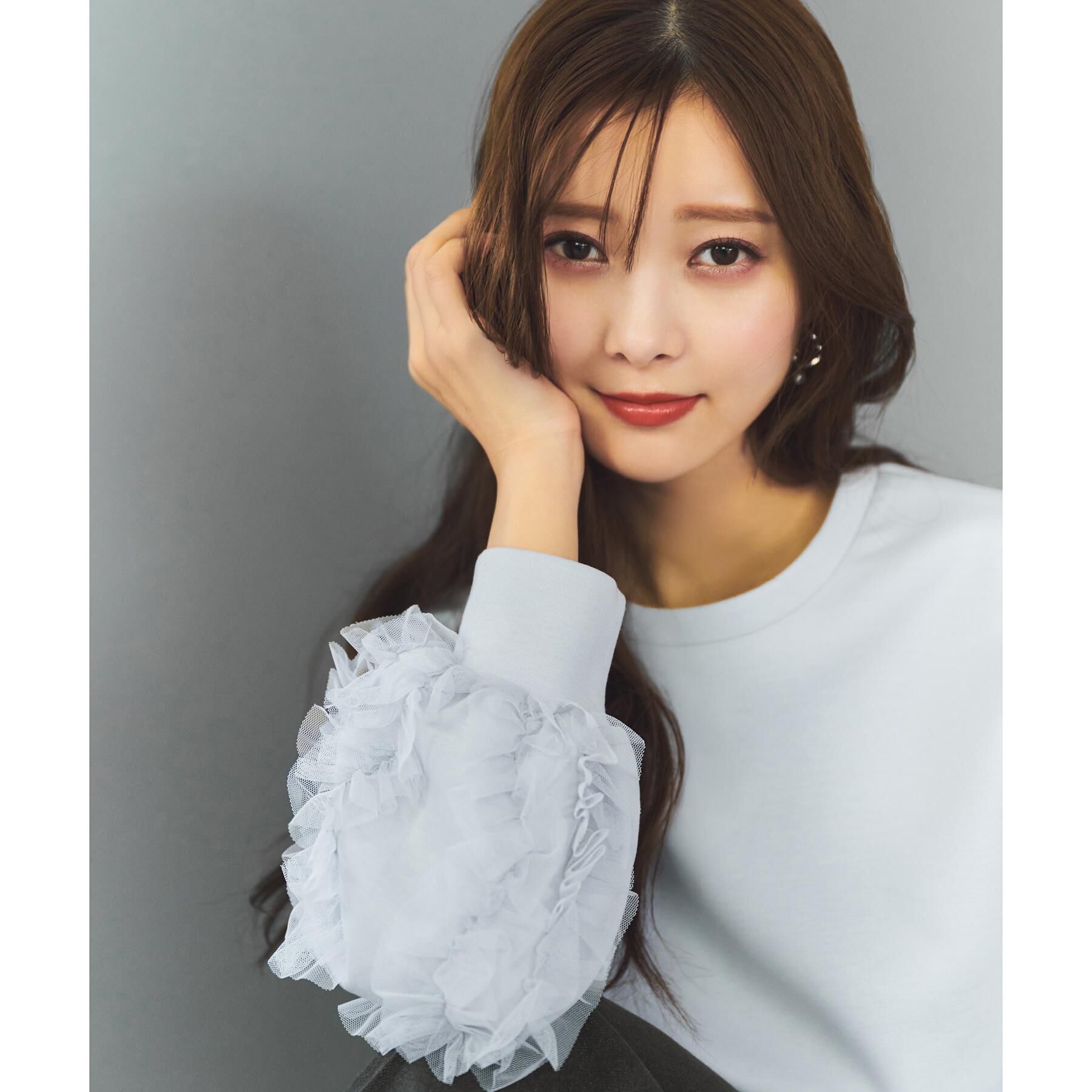 index「フリルスリーブトップス【洗濯機OK】」|Tシャツ・カットソー|