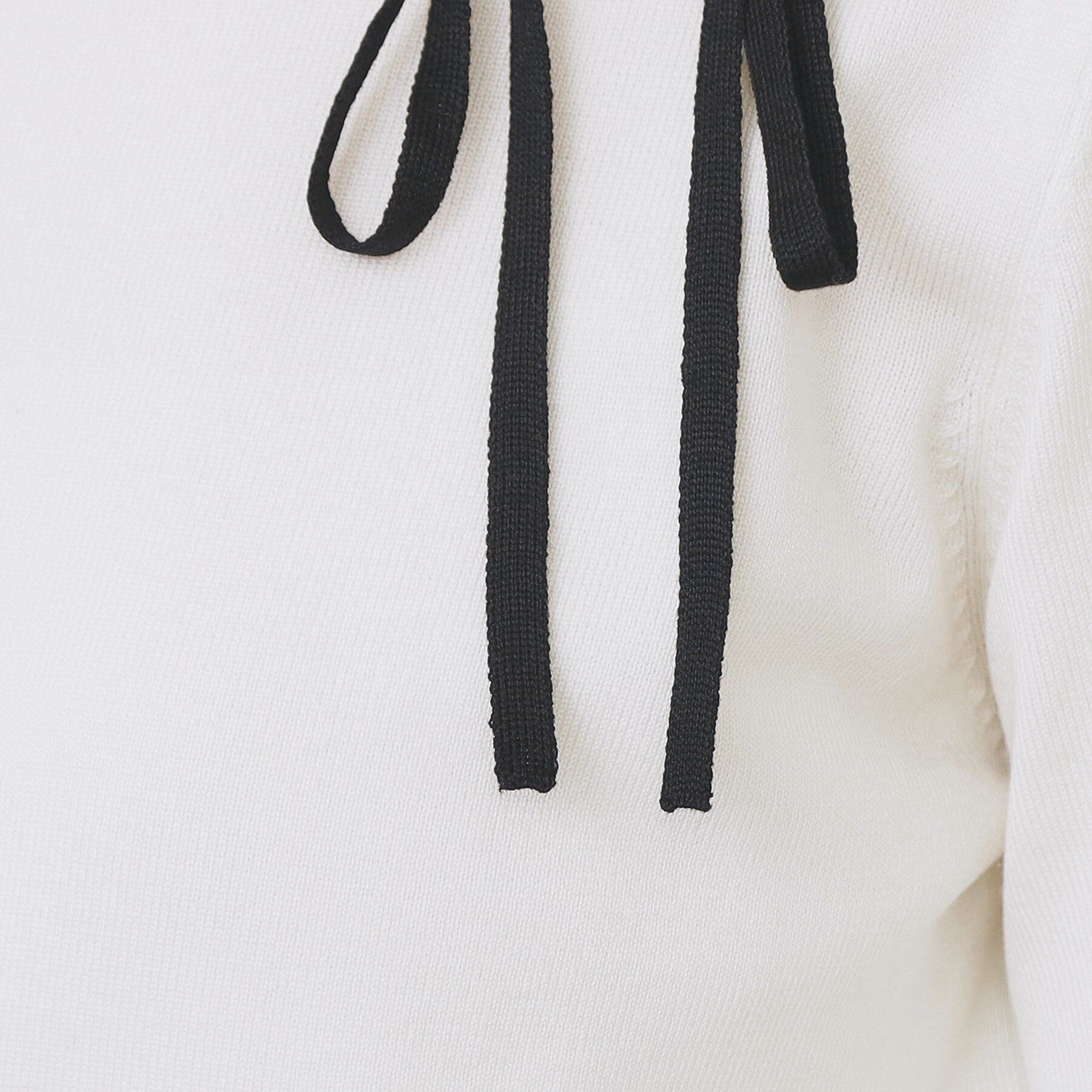 index「はしごリボンバイカラーニット【洗濯機OK】」|ニット・セーター|