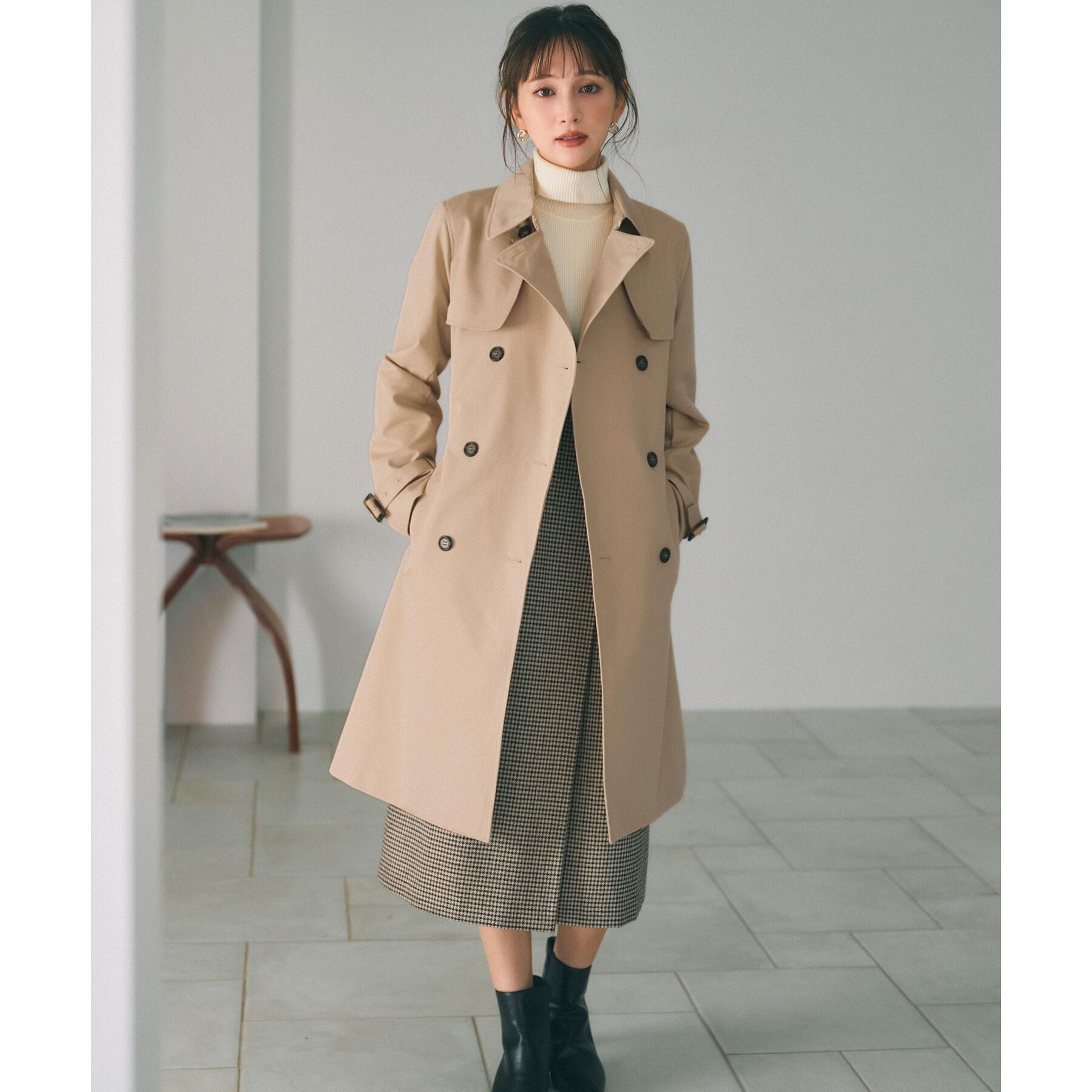 index「トレンチコート【洗濯機OK/撥水/花粉対応】《XS～3L》」|トレンチコート|