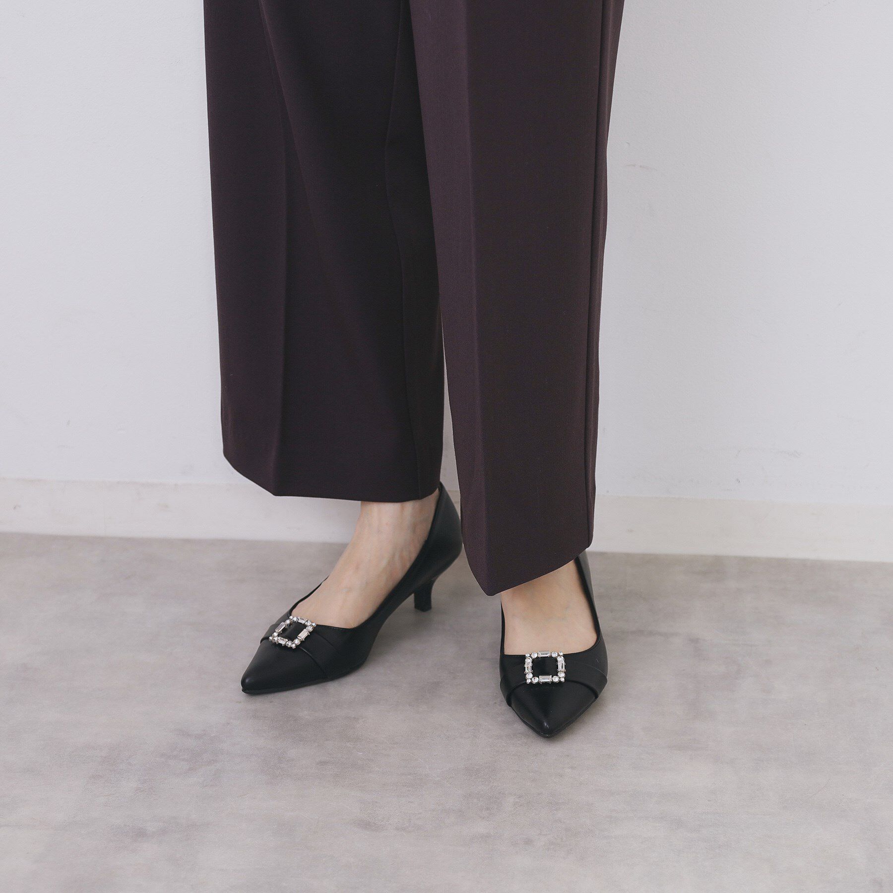 index「裏起毛ストレッチワイドパンツ【洗濯機OK/イージーアイロン】」|その他|