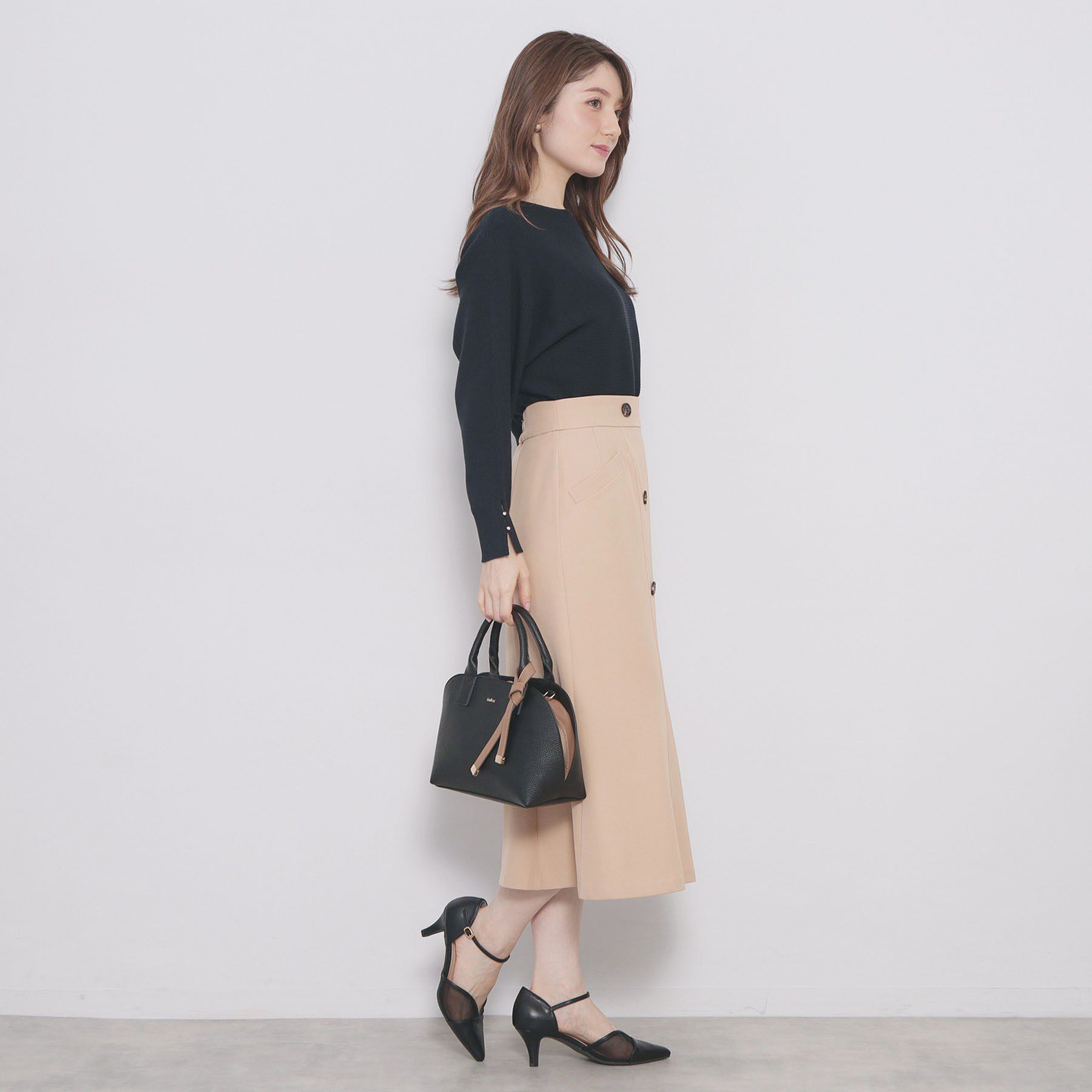 index「ドルマンリブニット【洗濯機OK/抗ピル】《5col》」|ニット・セーター|