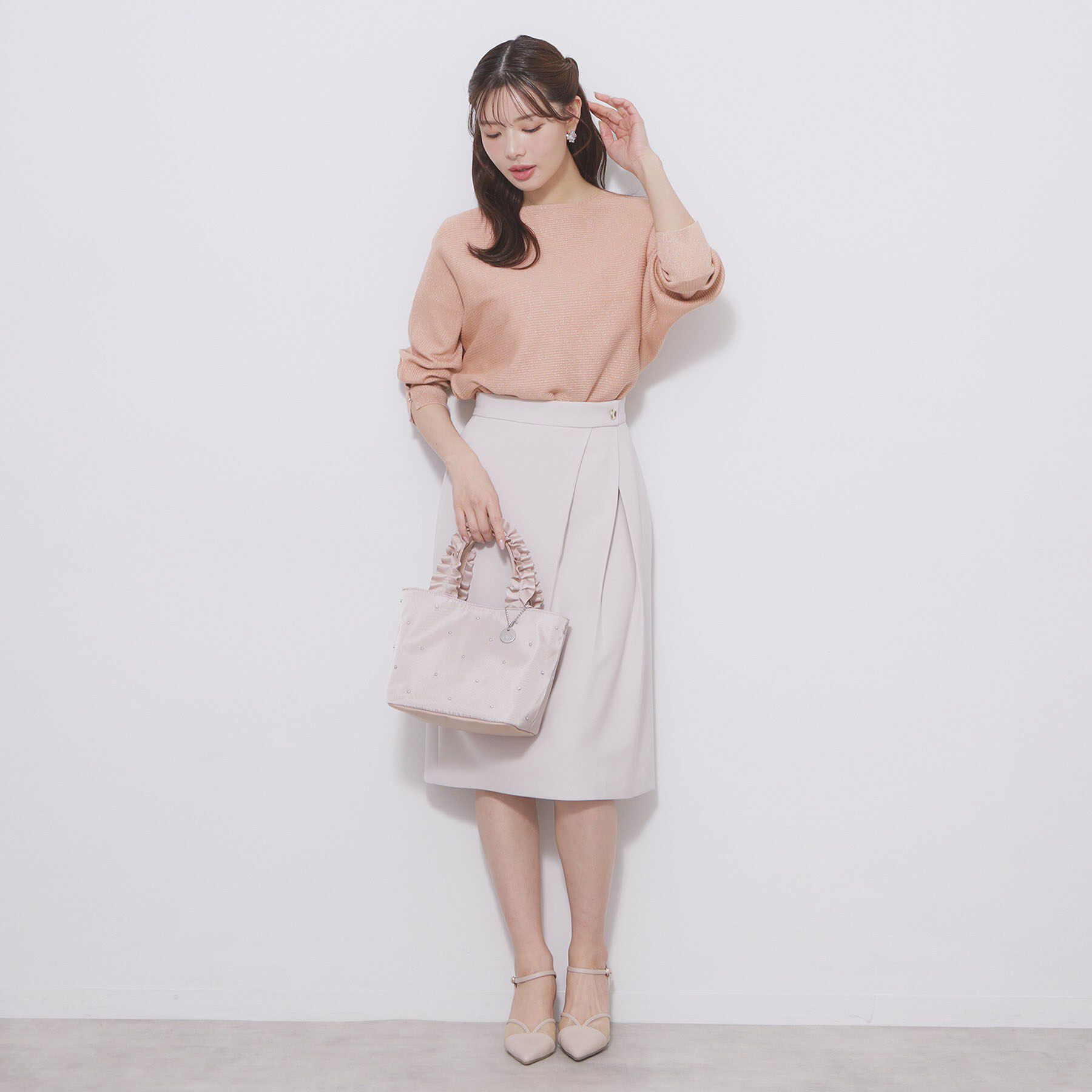 index「ドルマンリブニット【洗濯機OK/抗ピル】《5col》」|ニット・セーター|