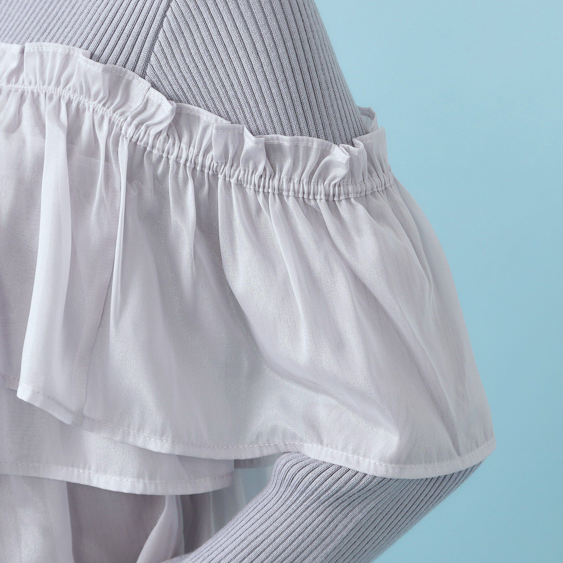 index「3wayフリルドッキングニット【洗濯機OK/抗ピル】」|ニット・セーター|