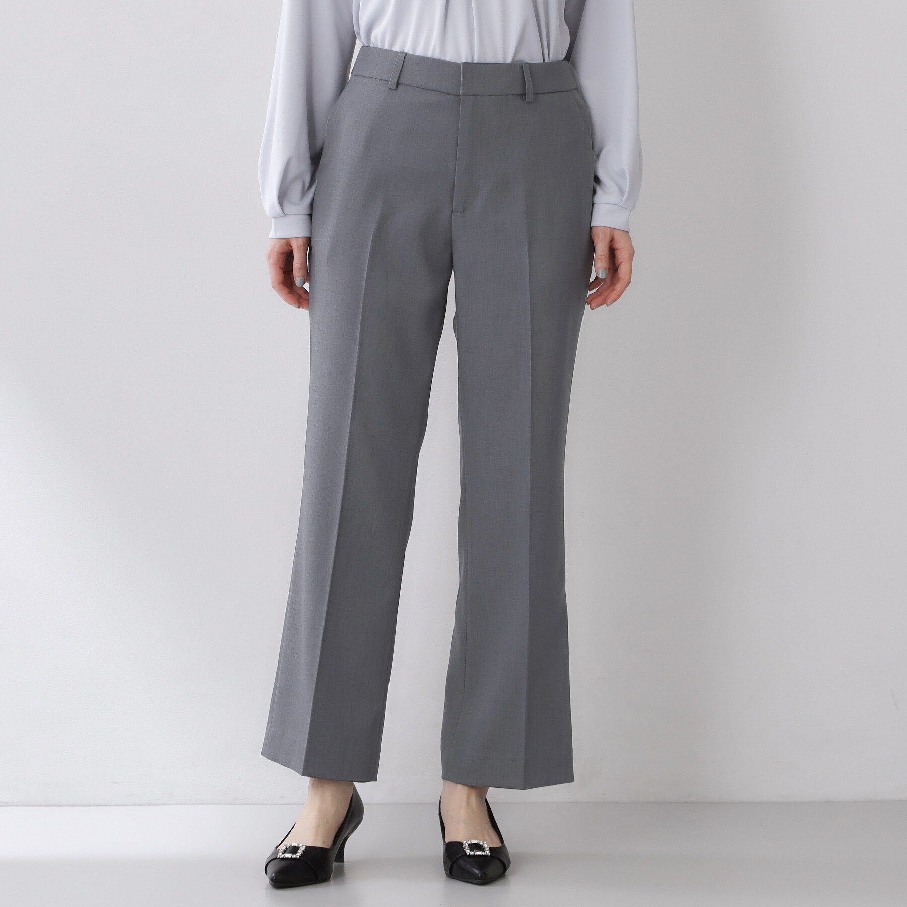 index「ストレッチスリムフレアパンツ【洗濯機OK】」|その他|