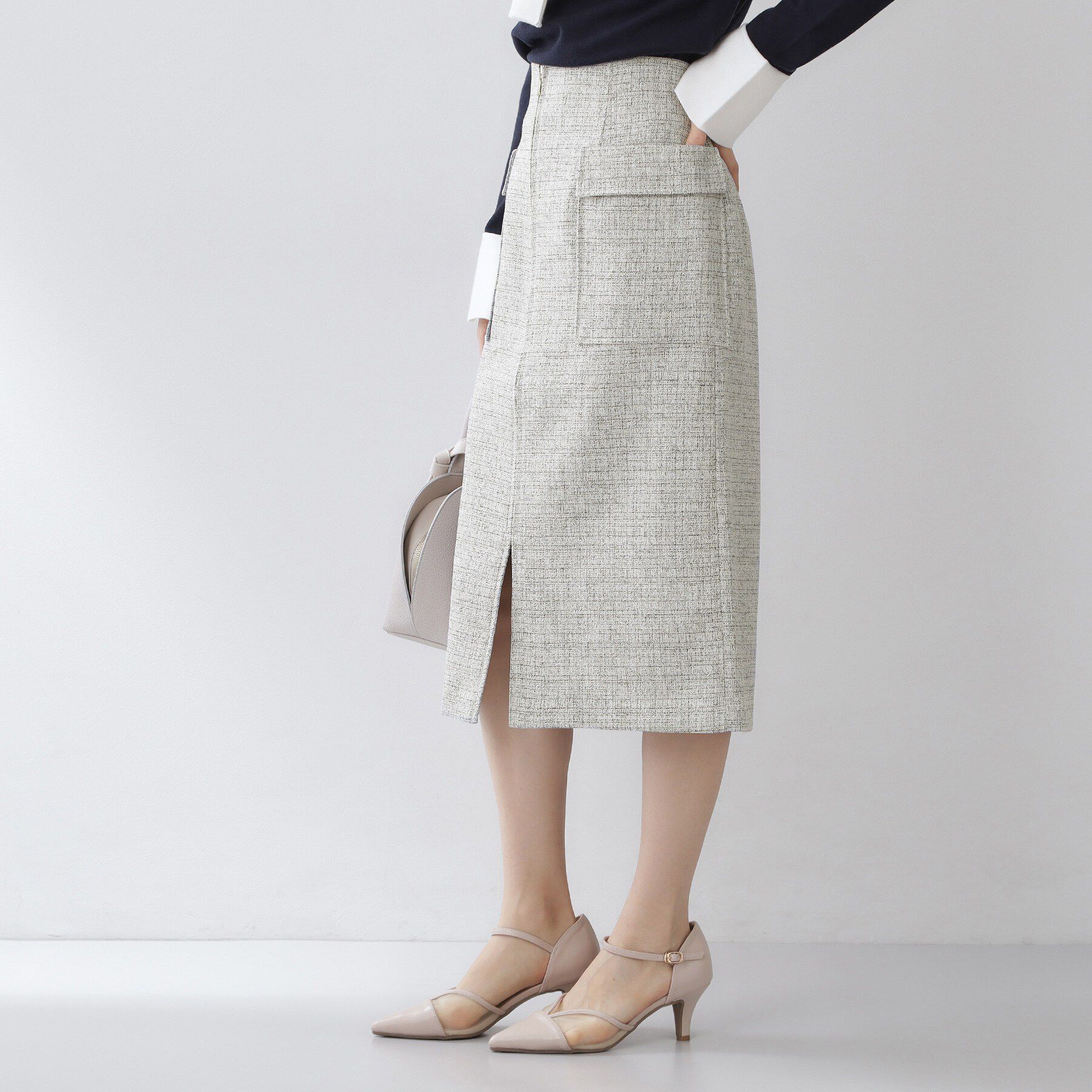 index「フロントジップタイトスカート【洗濯機OK/イージーアイロン】」|スカート|