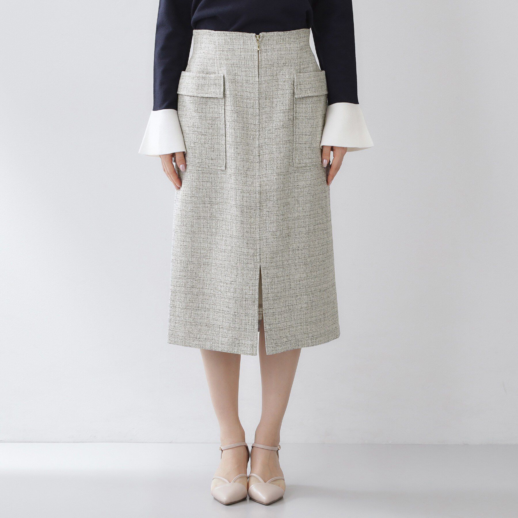 index「フロントジップタイトスカート【洗濯機OK/イージーアイロン】」|スカート|