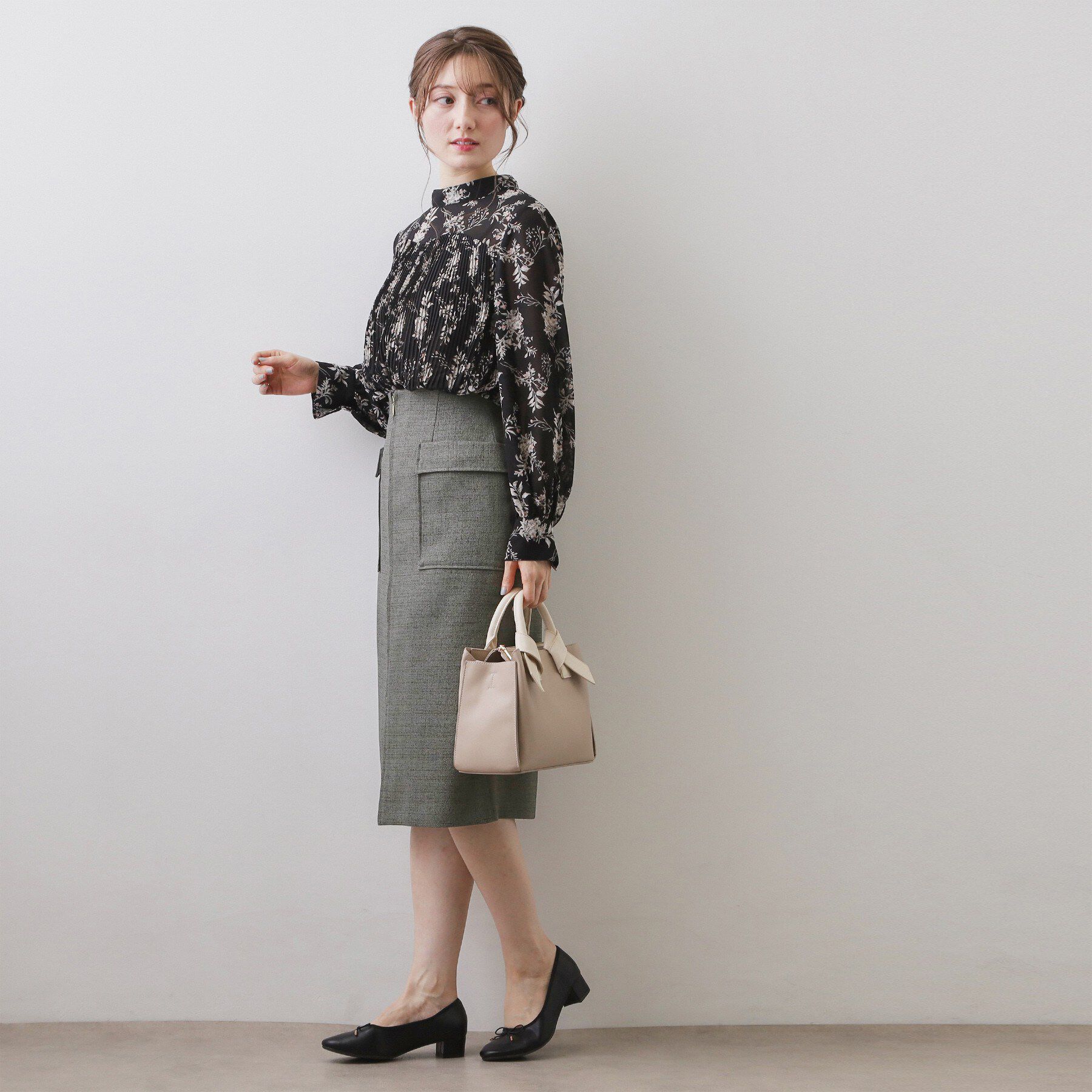 index「フロントジップタイトスカート【洗濯機OK/イージーアイロン】」|スカート|