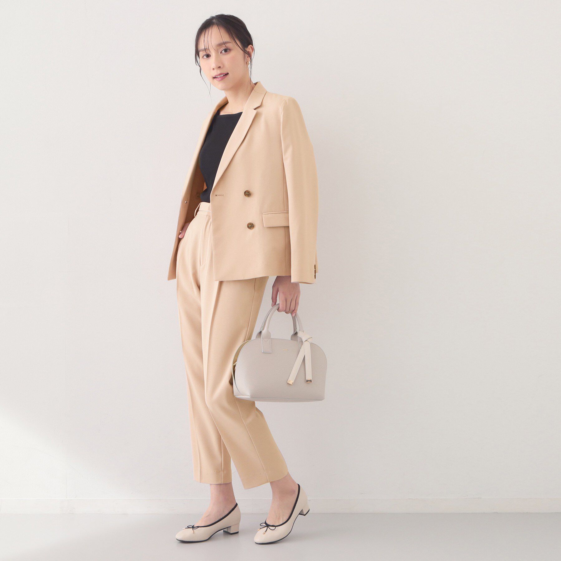 index「ストレッチテーパードパンツ/セットアップ対応可【洗濯機OK/接触冷感/吸水速乾/防シワ】《SS～LL」|その他|