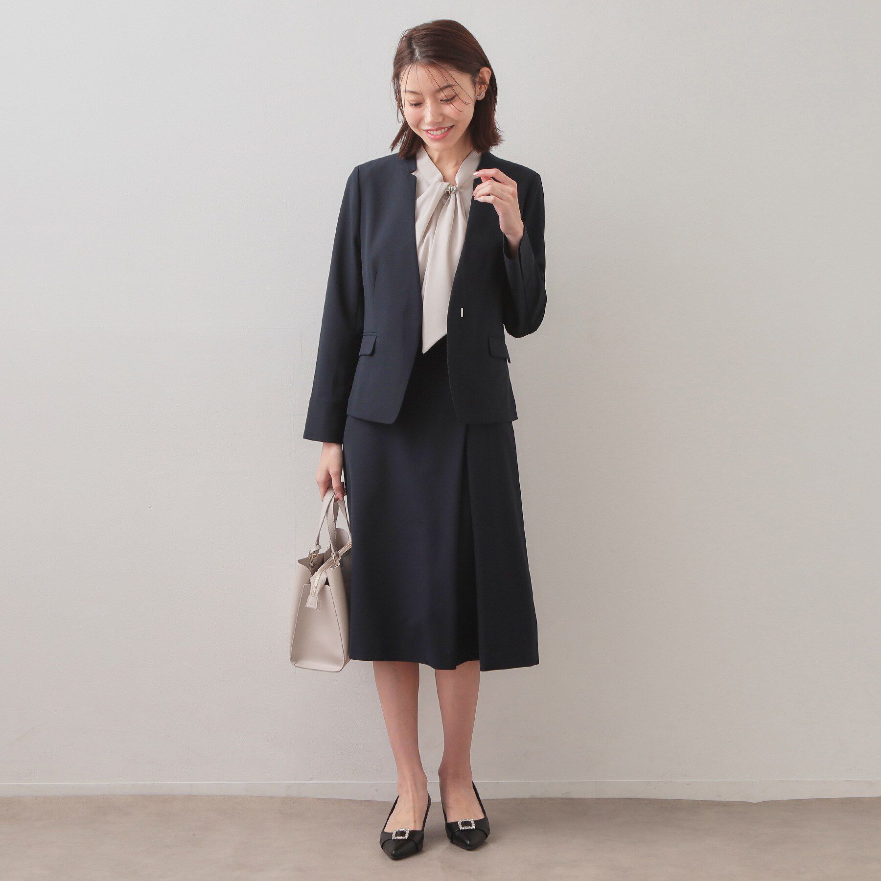 index「アシメタックAラインスカート/セットアップ対応可【洗濯機OK/防シワ】《XS～LL》」|スカート|