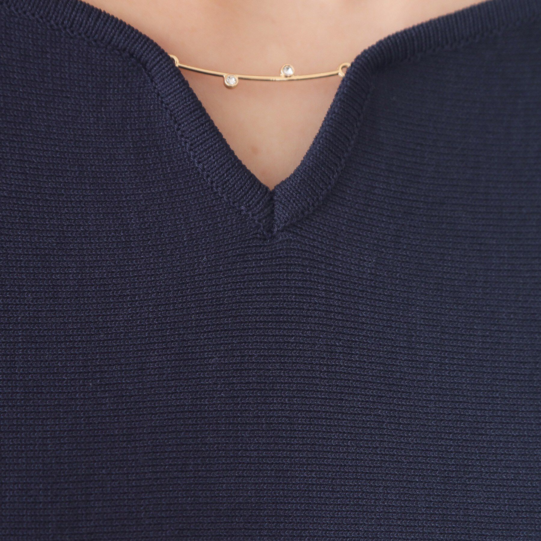 index「フロントパーツ付きドルマンスリーブニット【洗濯機OK/抗ピル】《7col》」|ニット・セーター|