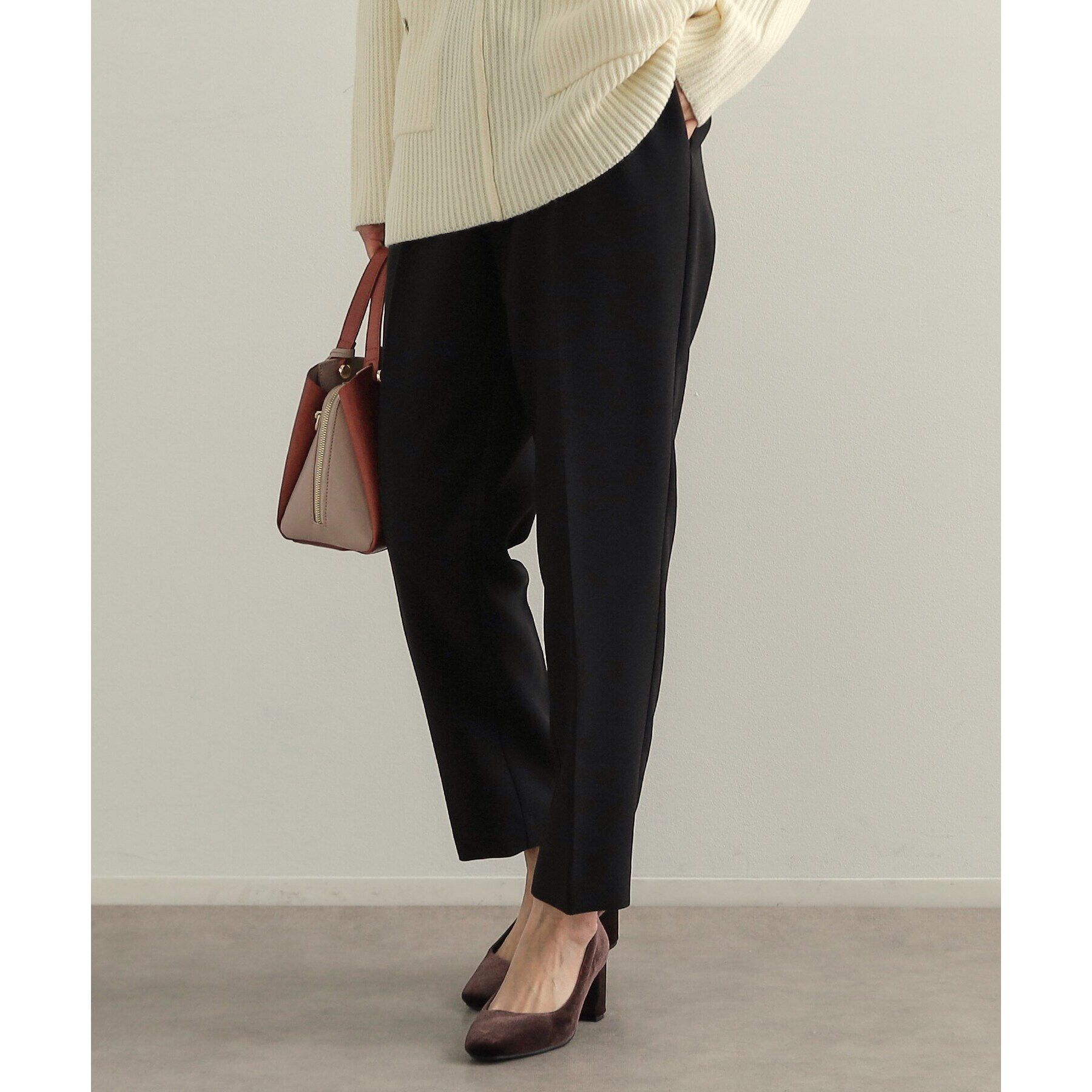 OPAQUE.CLIP「《SS-LLsize》美脚ストレッチイージーテーパードパンツ【洗濯機洗い可】」|その他|