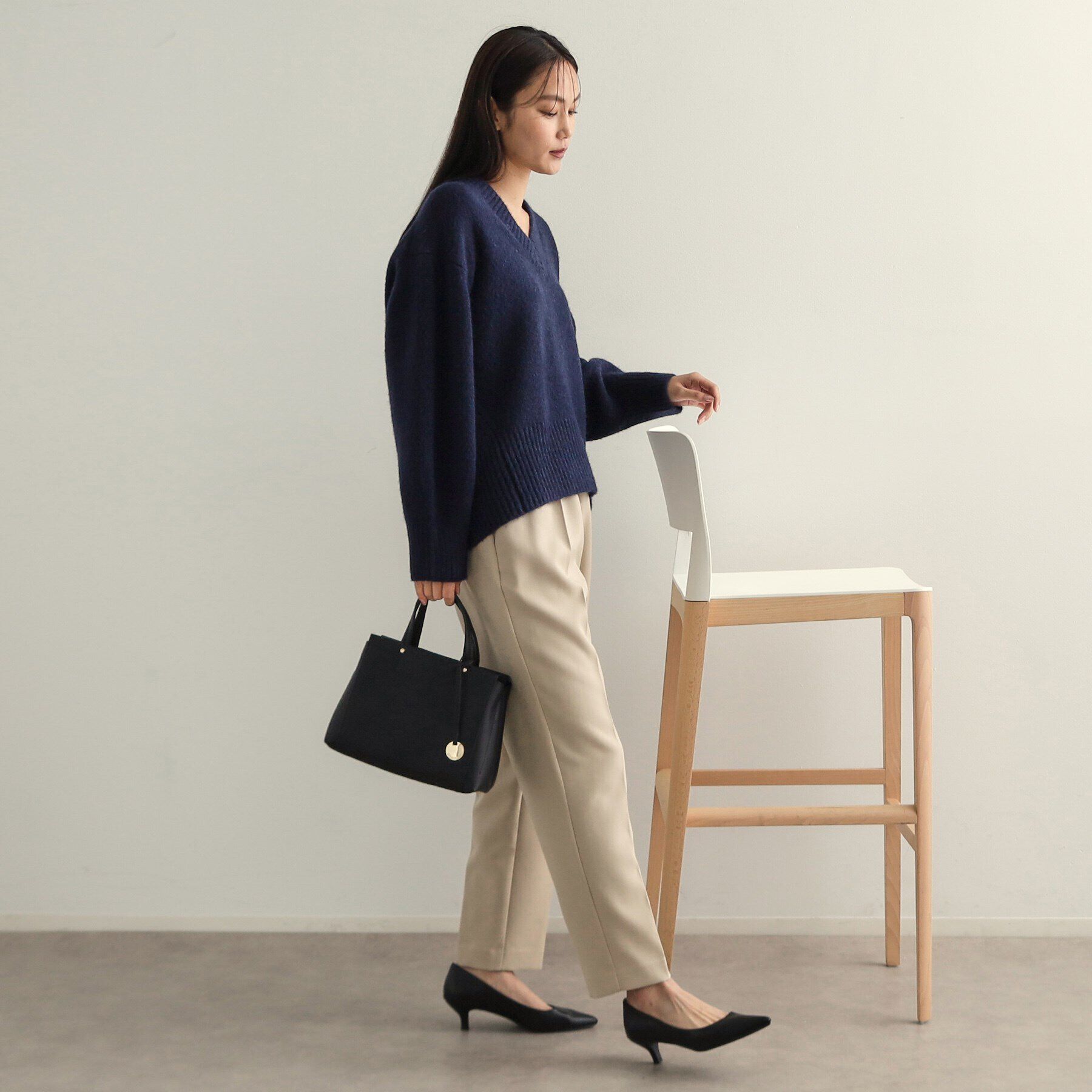 OPAQUE.CLIP「《SS-LLsize》美脚ストレッチイージーテーパードパンツ【洗濯機洗い可】」|その他|