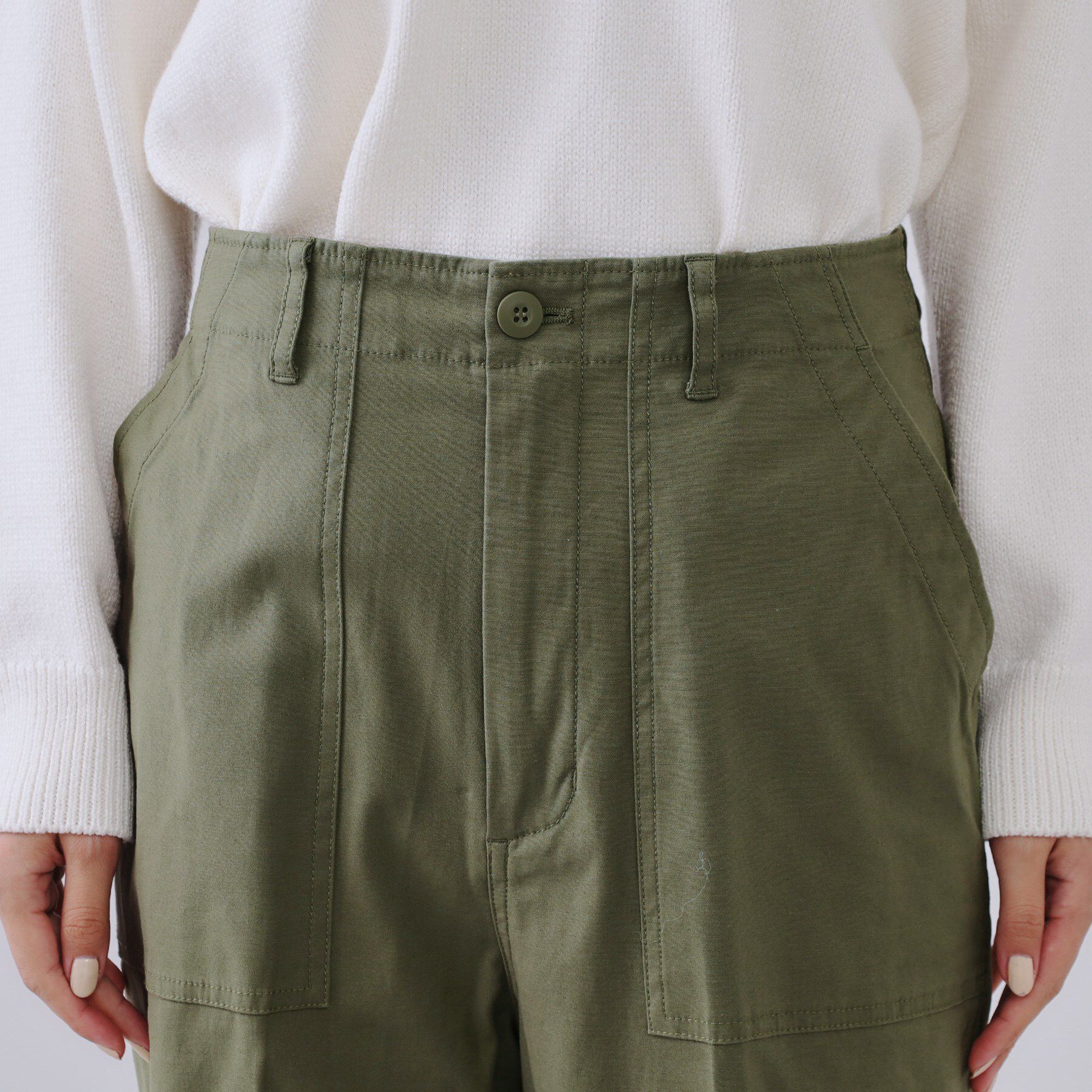 OPAQUE.CLIP「《S-LLサイズ》ストレッチベイカーワイドパンツ【洗濯機洗い可】」|その他|