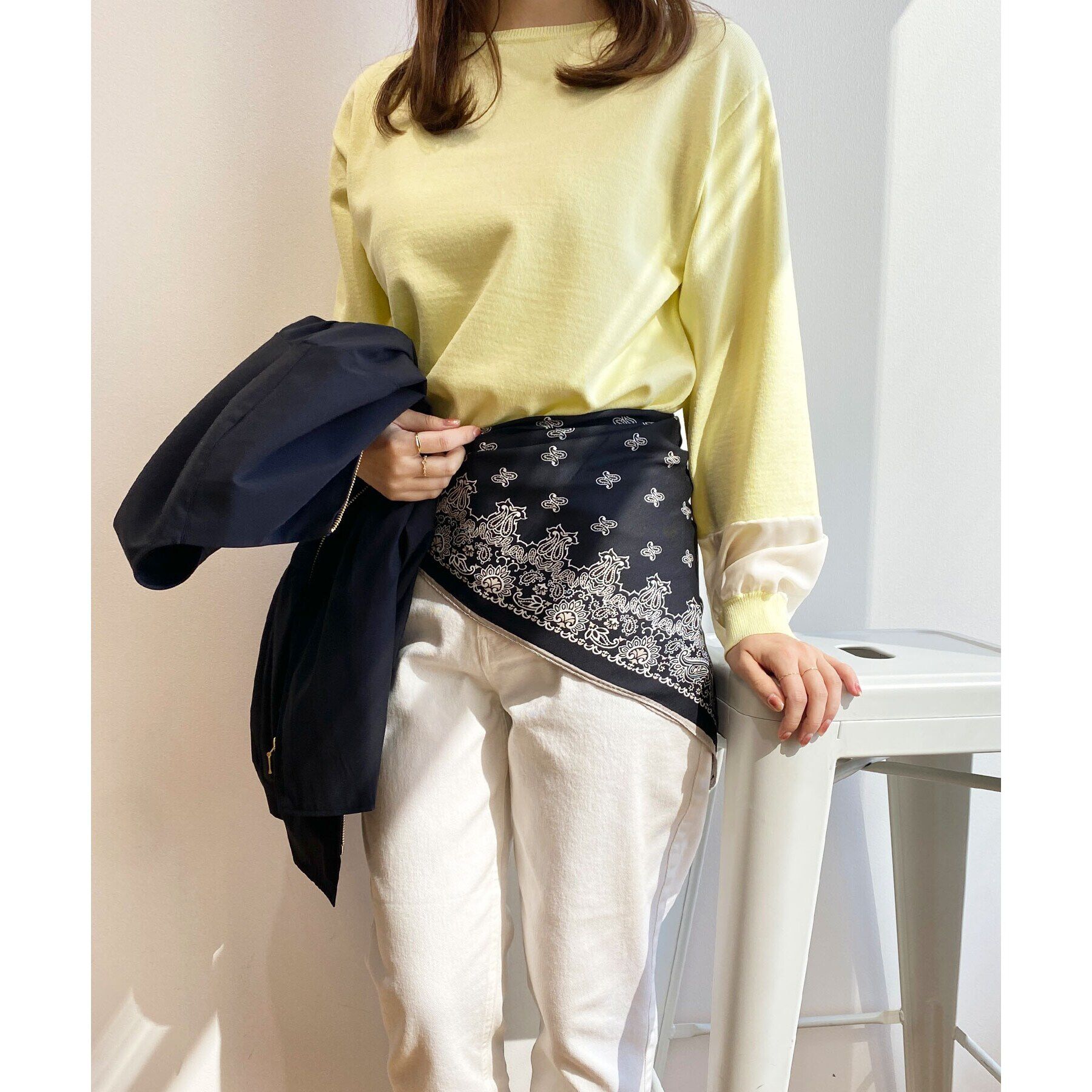 OPAQUE.CLIP「柄アソートスクエアスカーフ」|バンダナ・スカーフ|