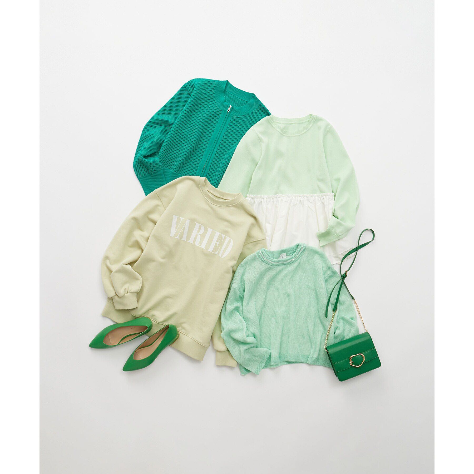 OPAQUE.CLIP「フロッキーロゴスウェット【洗濯機洗い可】」|Tシャツ・カットソー|