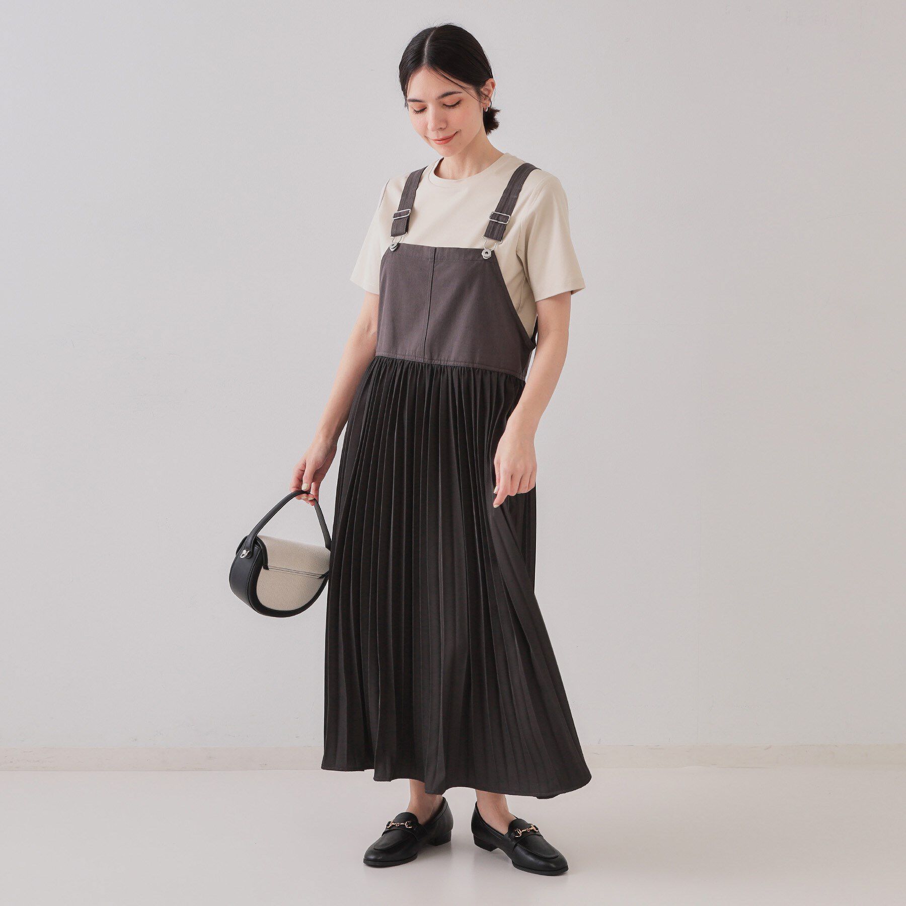 OPAQUE.CLIP「《5色展開/SS-LLサイズ》ベーシックTシャツ【UV/接触冷感/洗濯機洗い可】」|Tシャツ・カットソー|