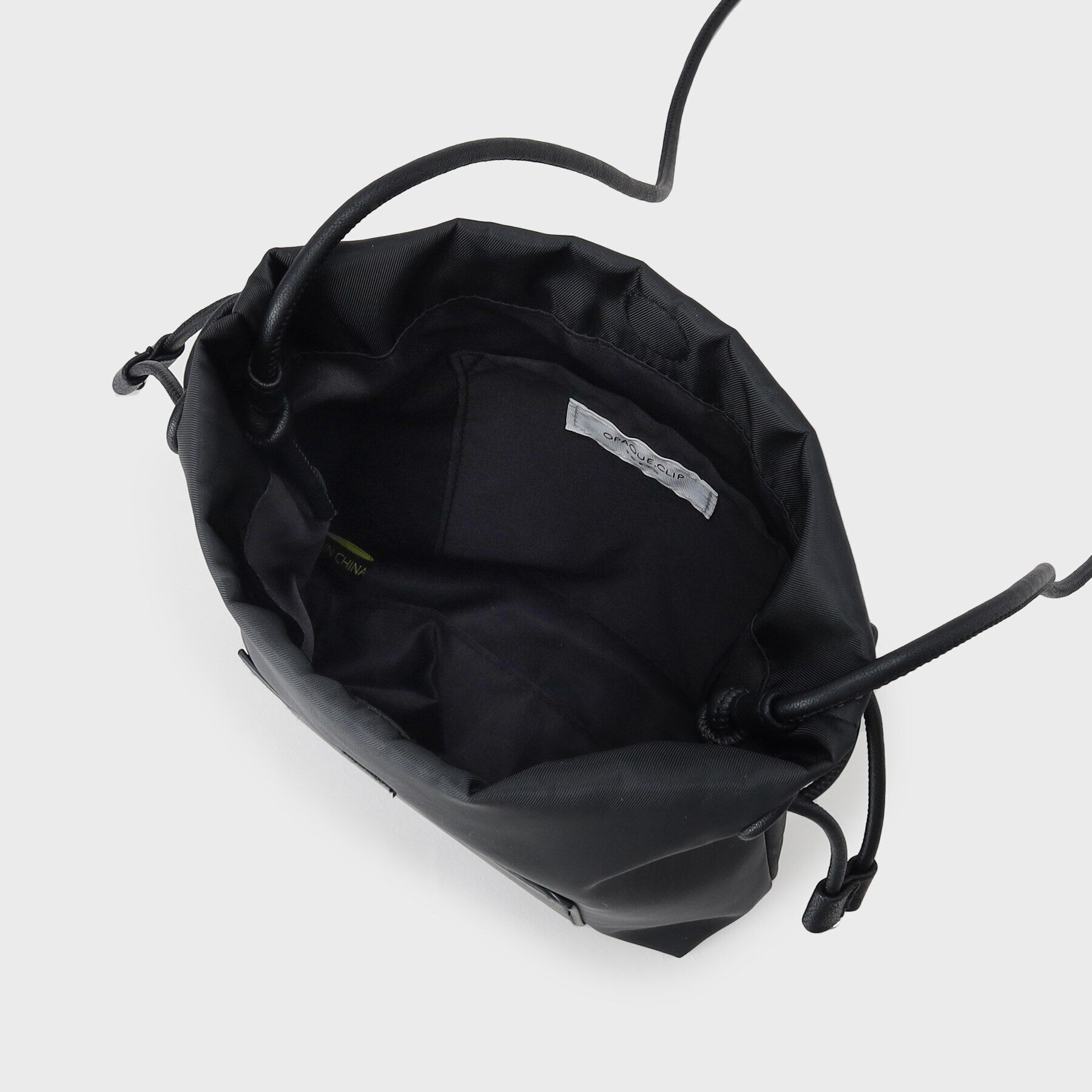 OPAQUE.CLIP「【長さ調整可能】巾着ドロストーリングミニショルダーバッグ」|ショルダー・メッセンジャー|