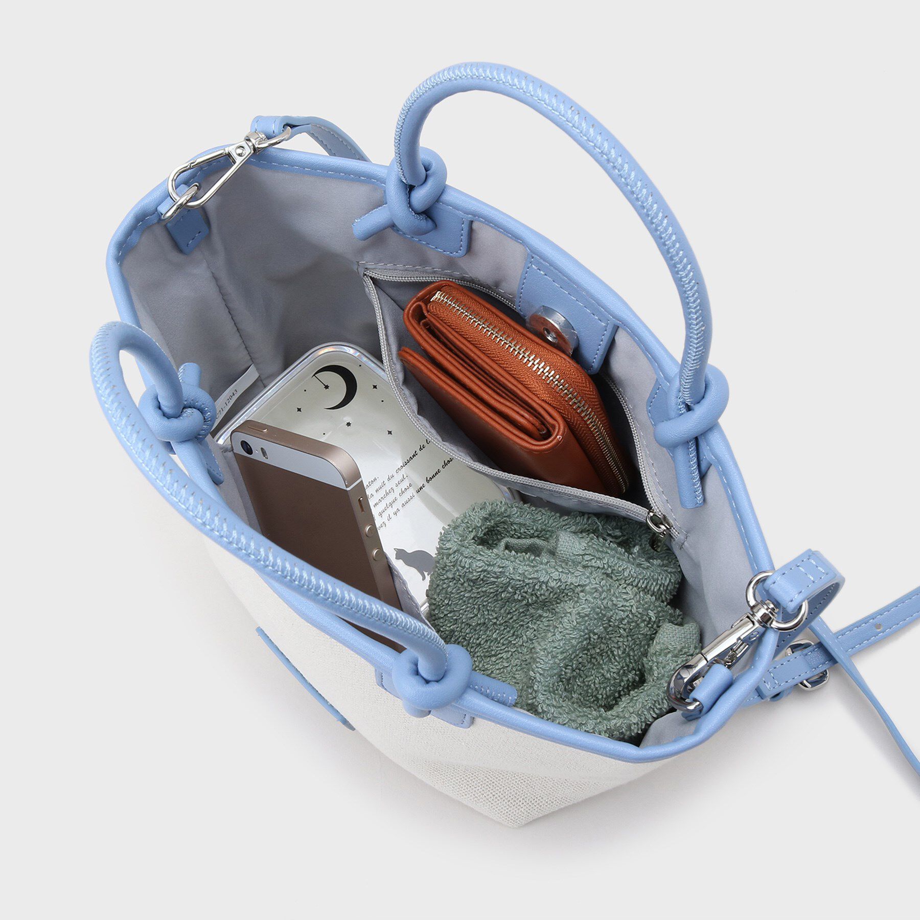 OPAQUE.CLIP「【2WAY】キャンバストリミングトートバッグ」|トートバッグ|