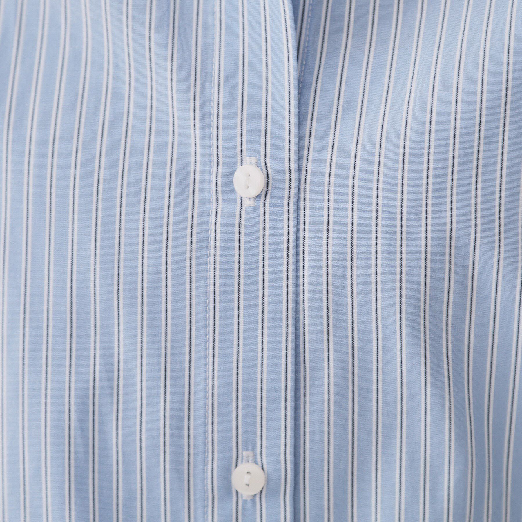 OPAQUE.CLIP「《andGIRL掲載》ストライプビスチェセットシャツ【洗濯機洗い可）】」|シャツ・ブラウス|