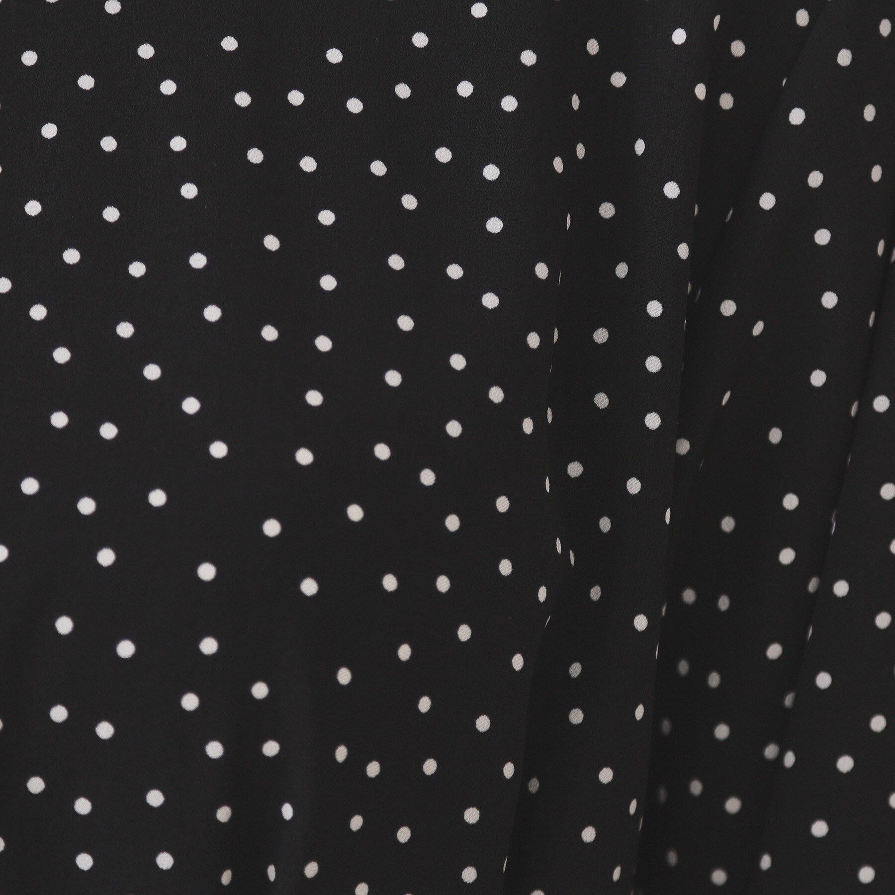 OPAQUE.CLIP「ドットプリントタックブラウス【洗濯機洗い可】」|シャツ・ブラウス|