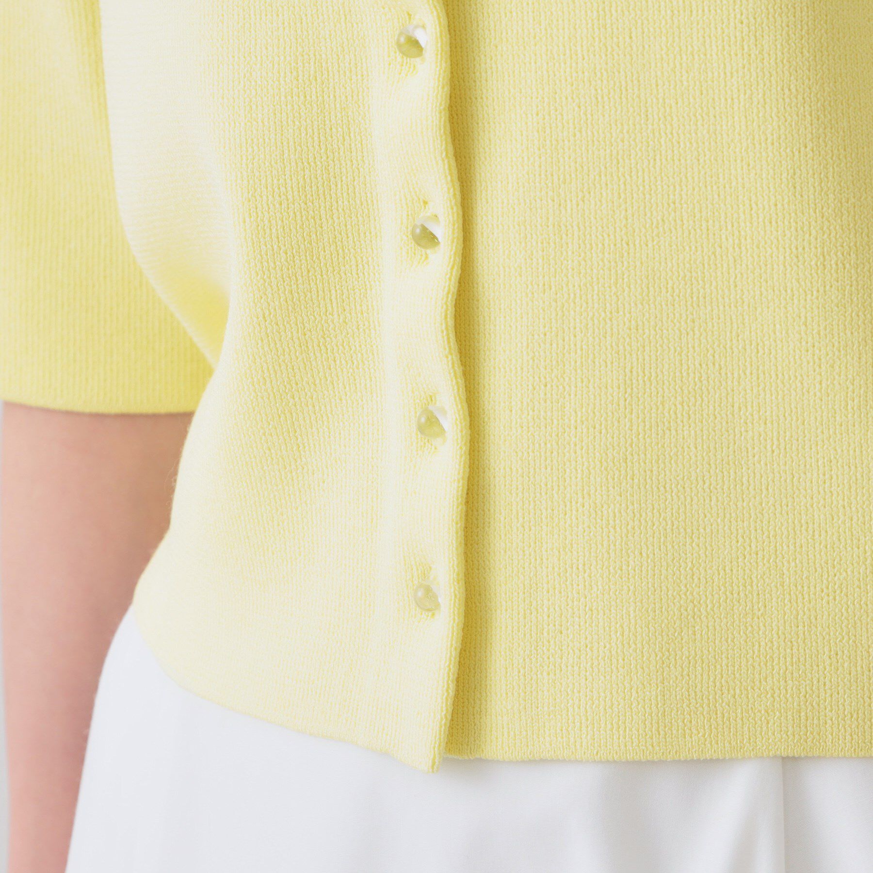 OPAQUE.CLIP「ショートニットカーディガン【洗濯機洗い可】」|カーディガン|