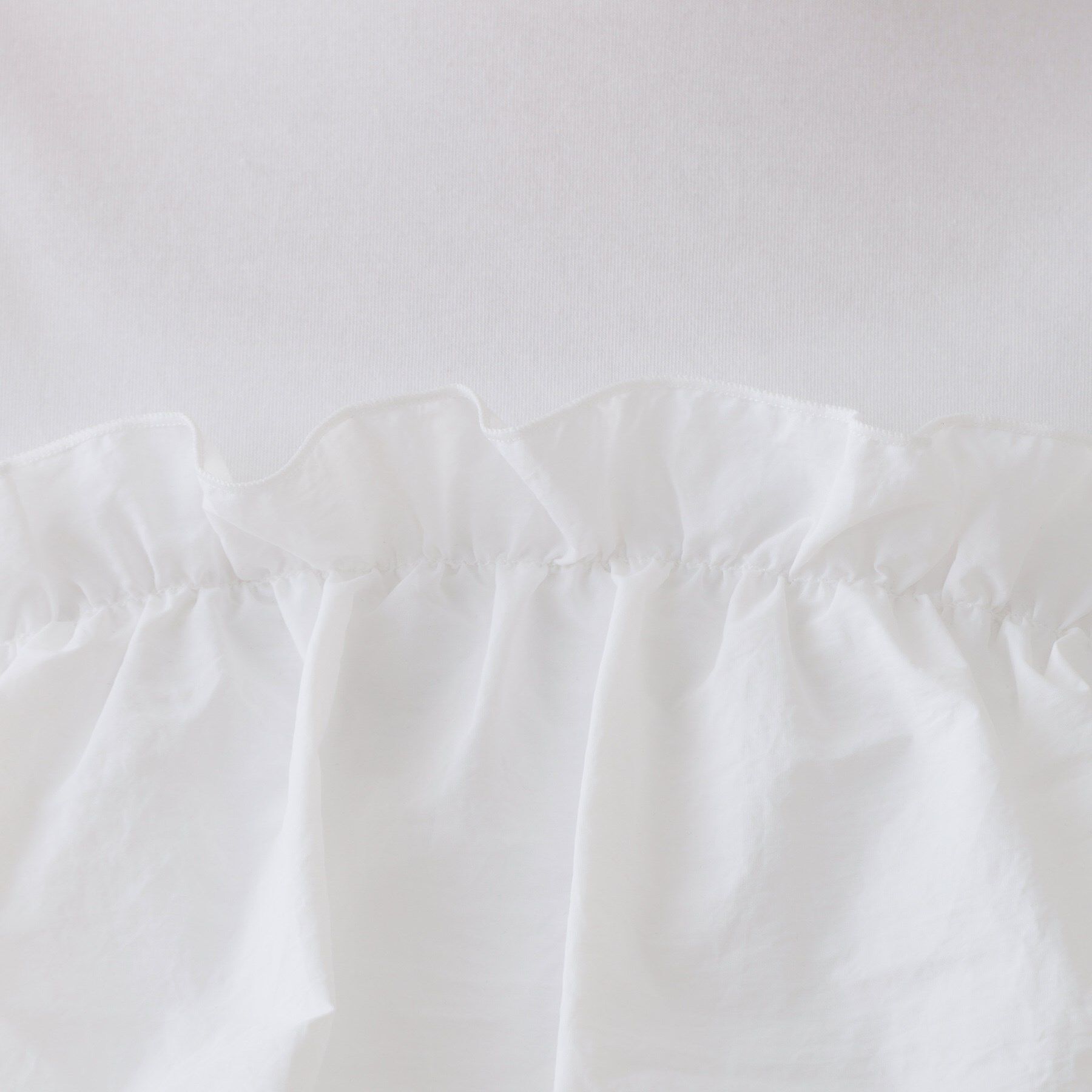 OPAQUE.CLIP「ダブルフリルデザイントップス【洗濯機洗い可】」|Tシャツ・カットソー|
