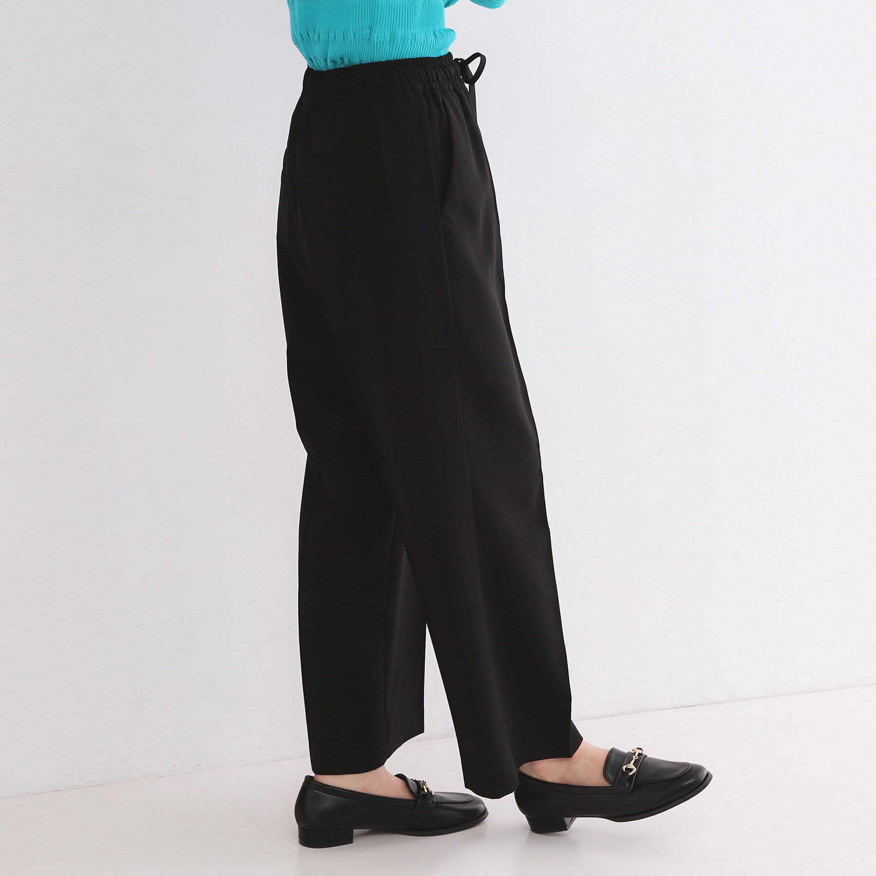 OPAQUE.CLIP「《丈が選べる/SS-LLサイズ》美脚ストレッチイージーワイドパンツ/セットアップ対応【防シワ/洗濯機」|その他|