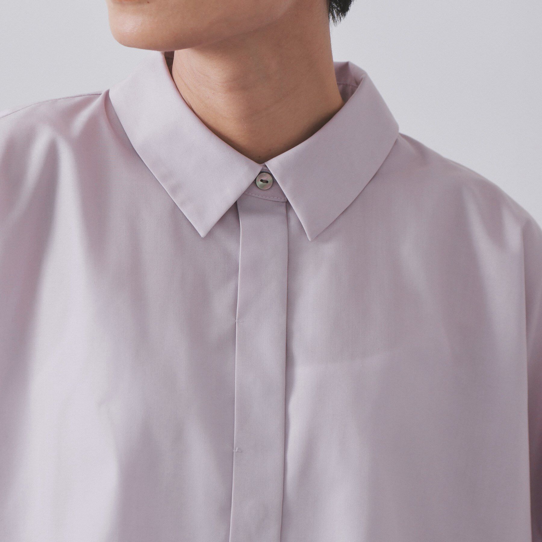 OPAQUE.CLIP「《andGIRL掲載》リラクシーシャツ【洗濯機洗い可】」|シャツ・ブラウス|