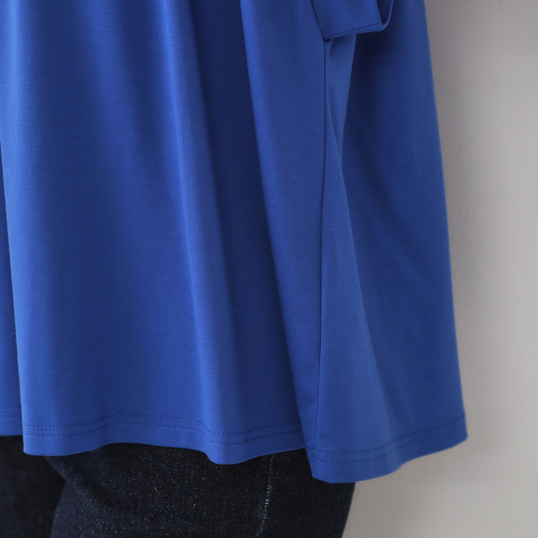 OPAQUE.CLIP「スキッパーフレアカットソー【接触冷感/洗濯機洗い可】」|Tシャツ・カットソー|