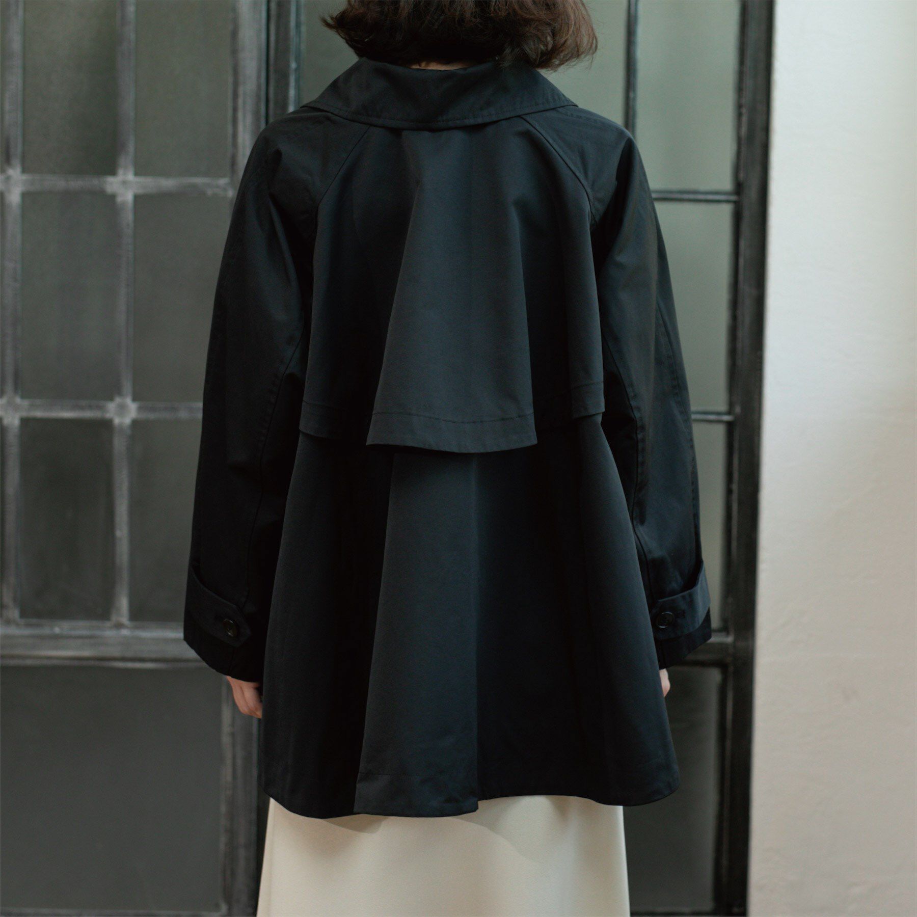 OPAQUE.CLIP「フレアミドルトレンチコート」|トレンチコート|