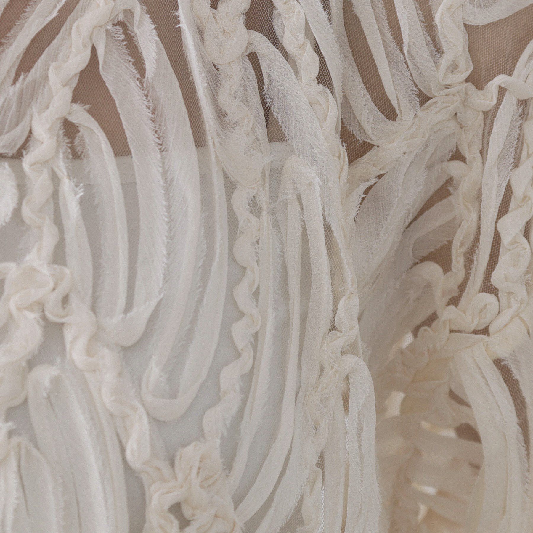 OPAQUE.CLIP「シアー刺繍レース前開きブラウス【洗濯機洗い可】」|シャツ・ブラウス|