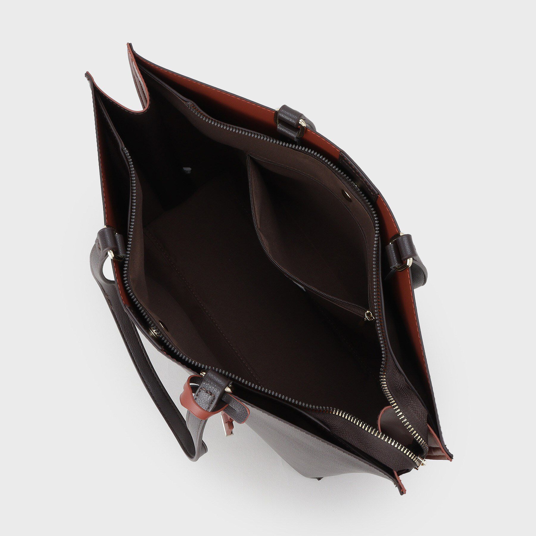 OPAQUE.CLIP「【名品/A4サイズ対応】バイカラースムーストートバッグ」|トートバッグ|