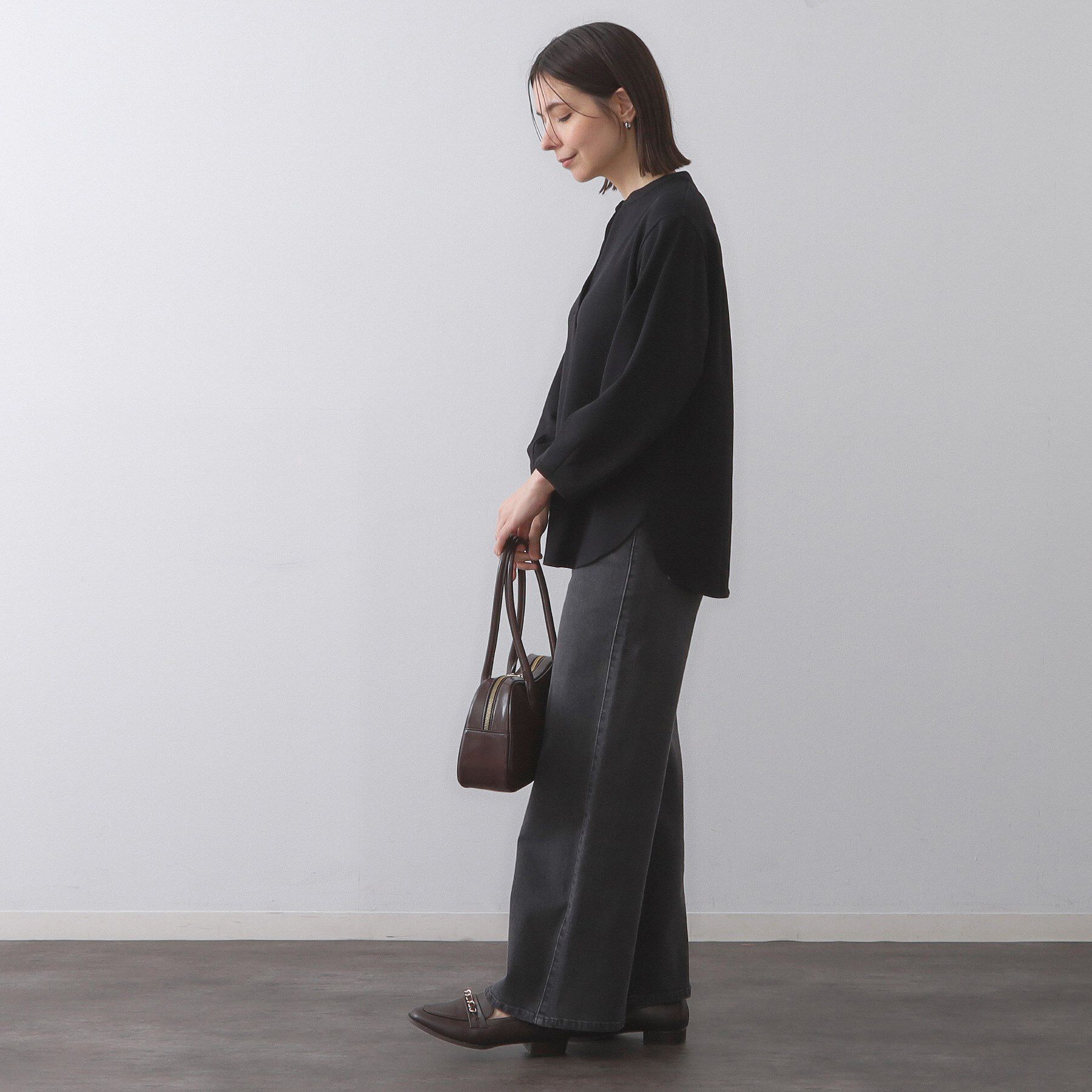 OPAQUE.CLIP「スキッパートップス【吸水速乾/UVケア/洗濯機OK】」|Tシャツ・カットソー|