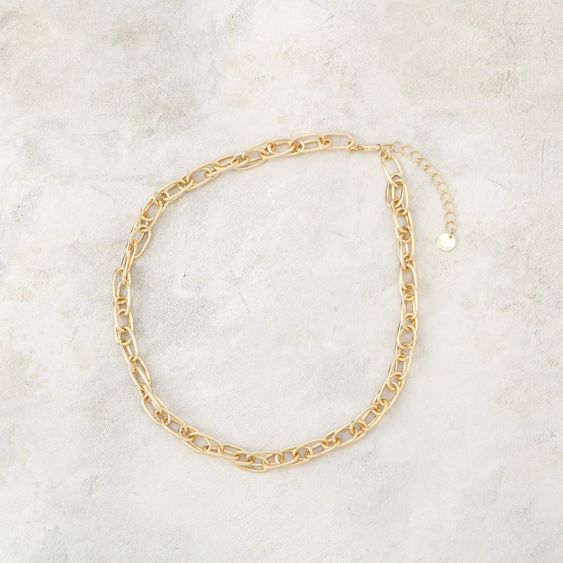 OPAQUE.CLIP「ボリュームダブルチェーンネックレス」|ネックレス|