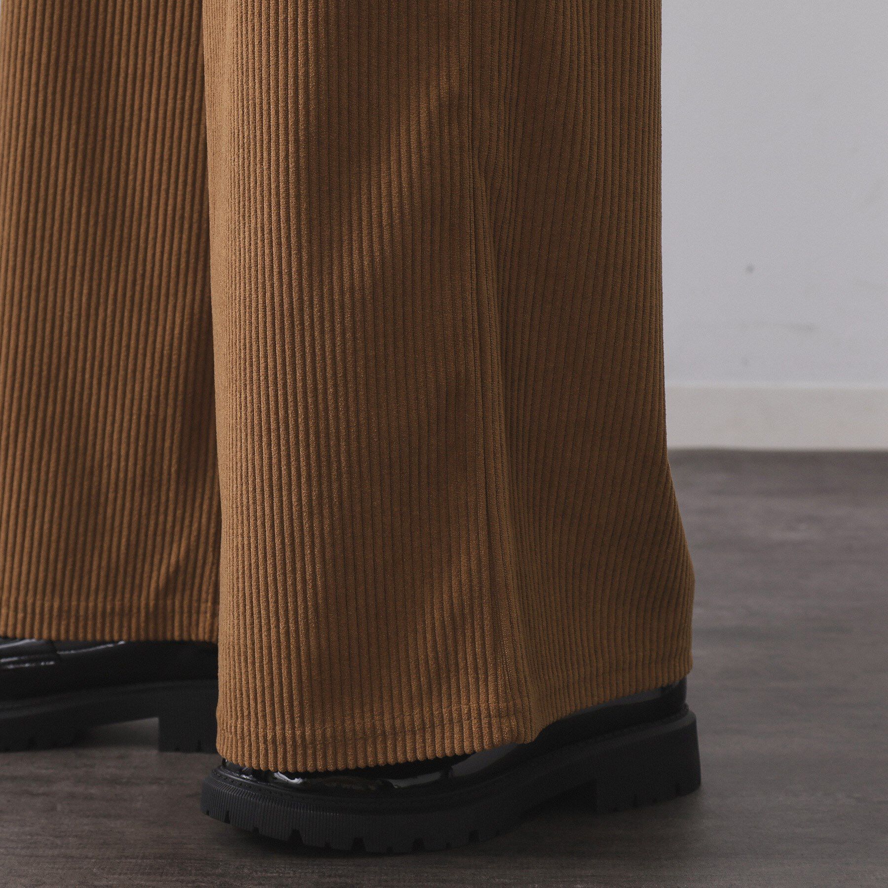 OPAQUE.CLIP「ゴーデュロイジャージイージーワイドパンツ【洗濯機OK】」|その他|