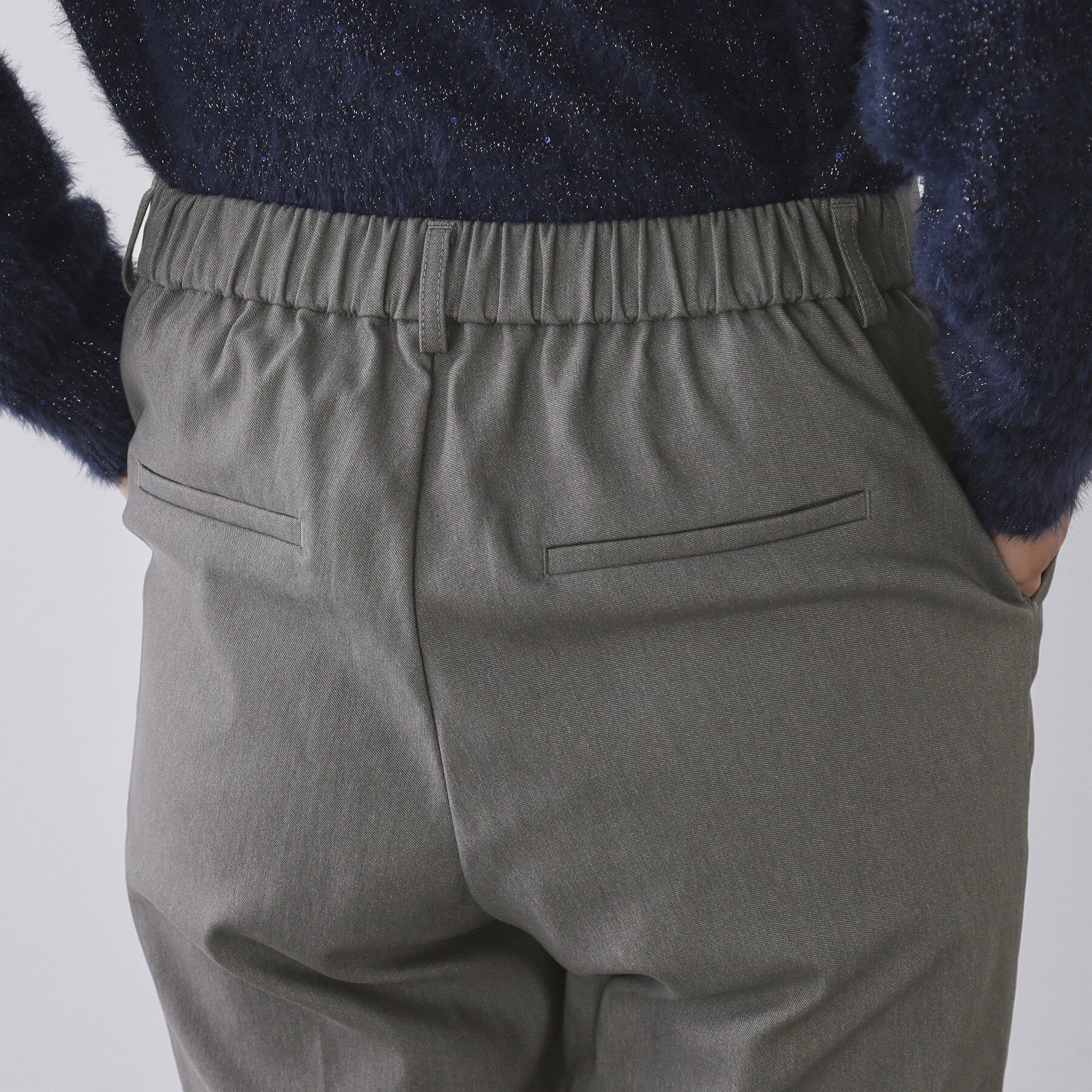 OPAQUE.CLIP「裏起毛ハイストレッチイージーテーパードパンツ【洗濯機OK】」|その他|