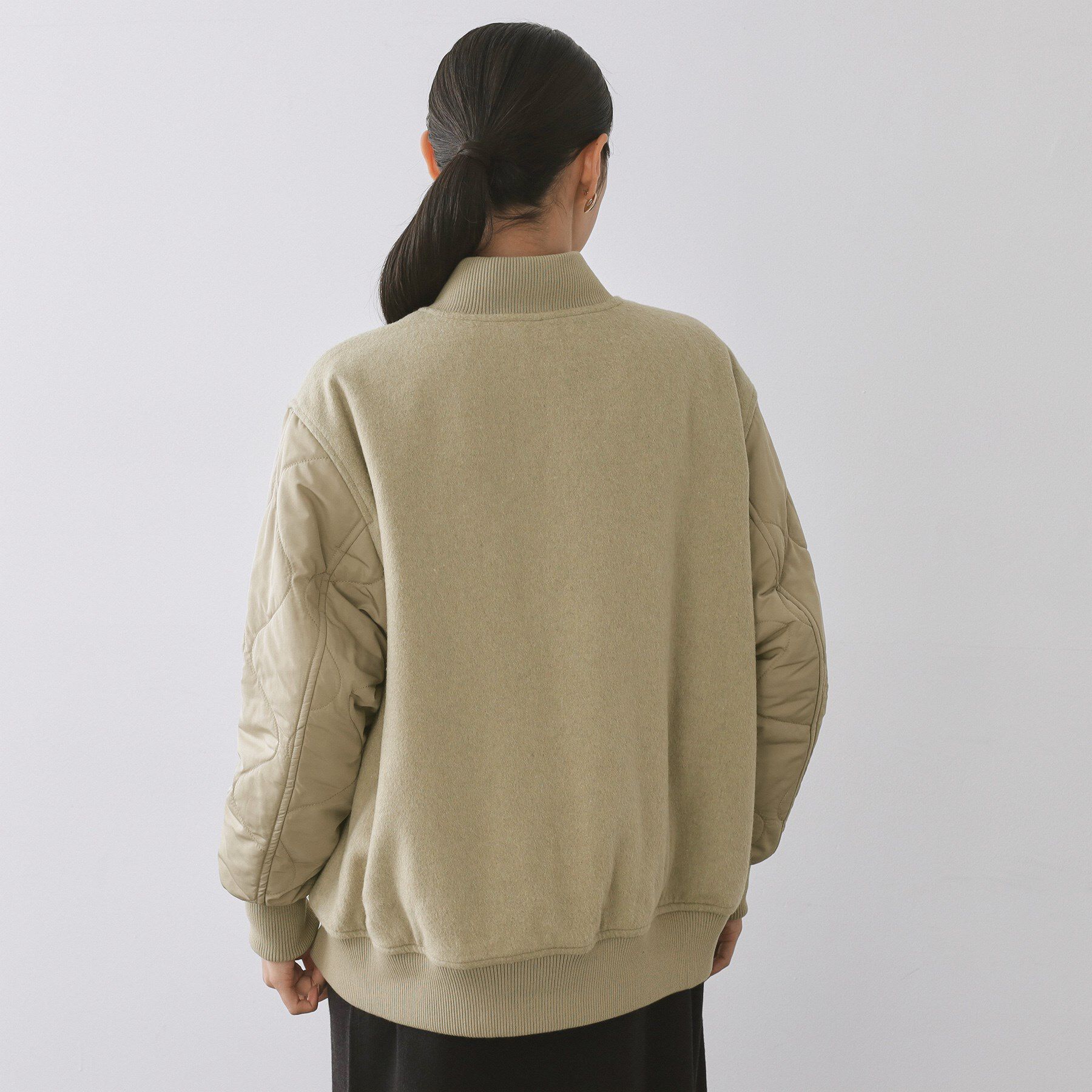 OPAQUE.CLIP「《リバーシブル》キルティングブルゾン」|ブルゾン・スタジャン|