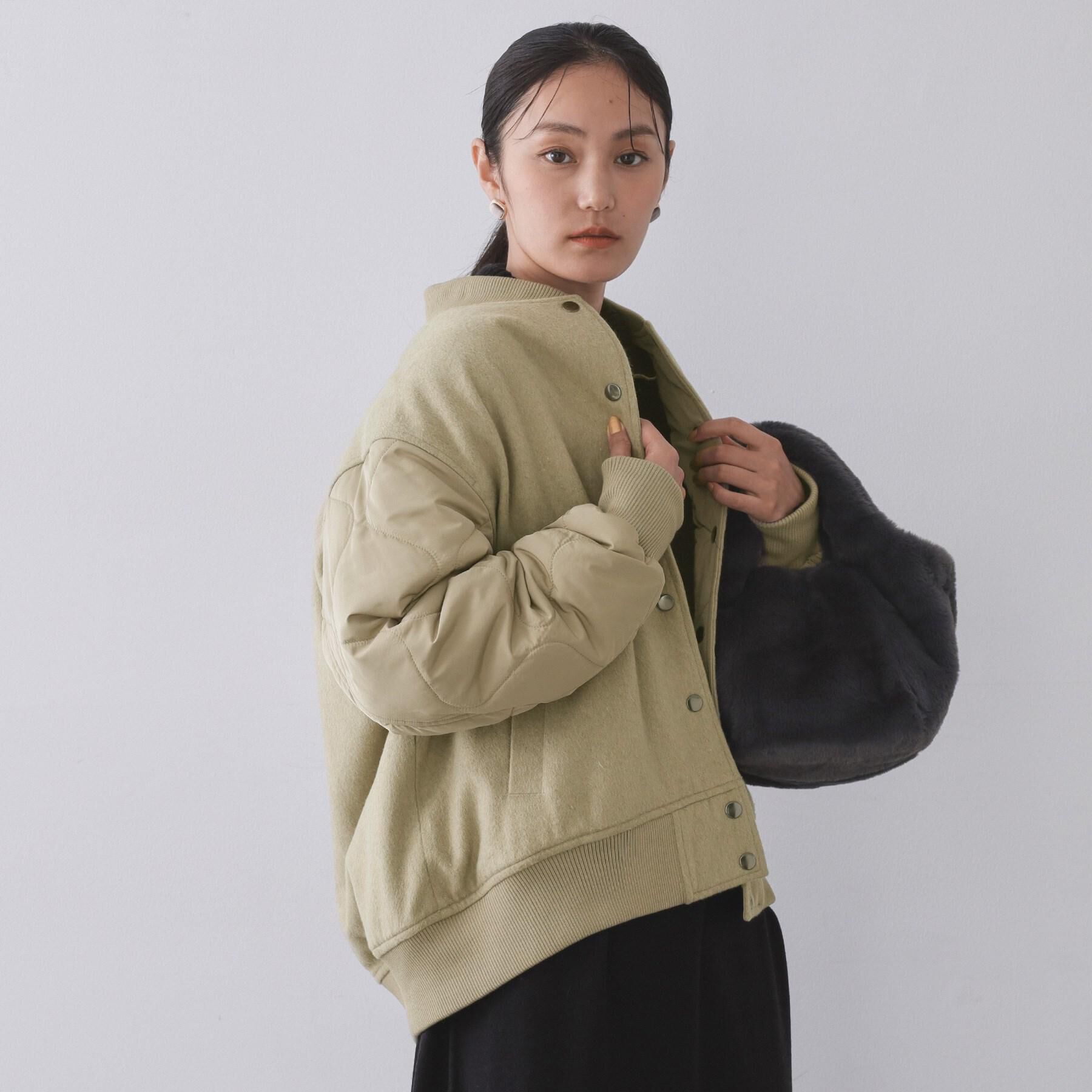 OPAQUE.CLIP「《リバーシブル》キルティングブルゾン」|ブルゾン・スタジャン|