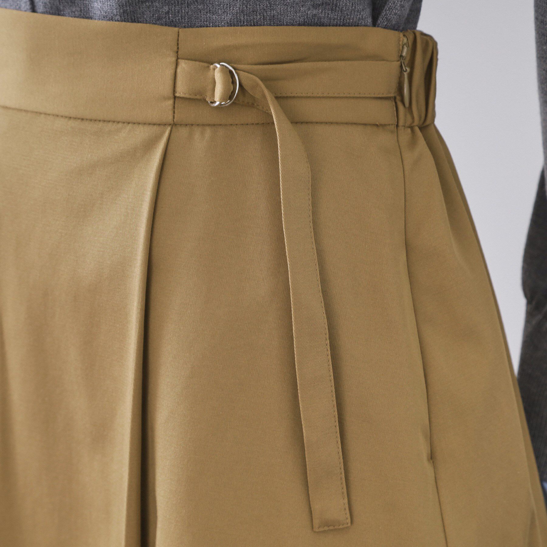 OPAQUE.CLIP「アシメプリーツスカート【洗濯機OK】」|スカート|